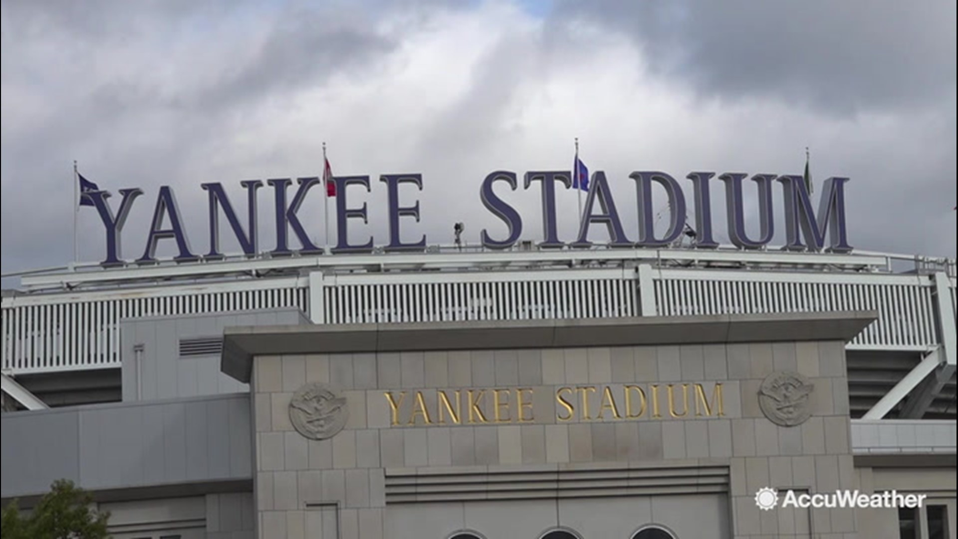 The Bronx, New York, suffered some major weather problems that delayed the American League Championship Series a day. Jonathan Petramala was in front of Yankee Stadium on Oct. 17, with the details on this story.