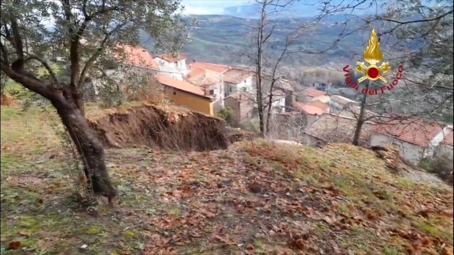 On Jan. 26, a mudslide damaged at least three buildings in the southern Italian town of Rota Greca, forcing fire crews to evacuate residents.