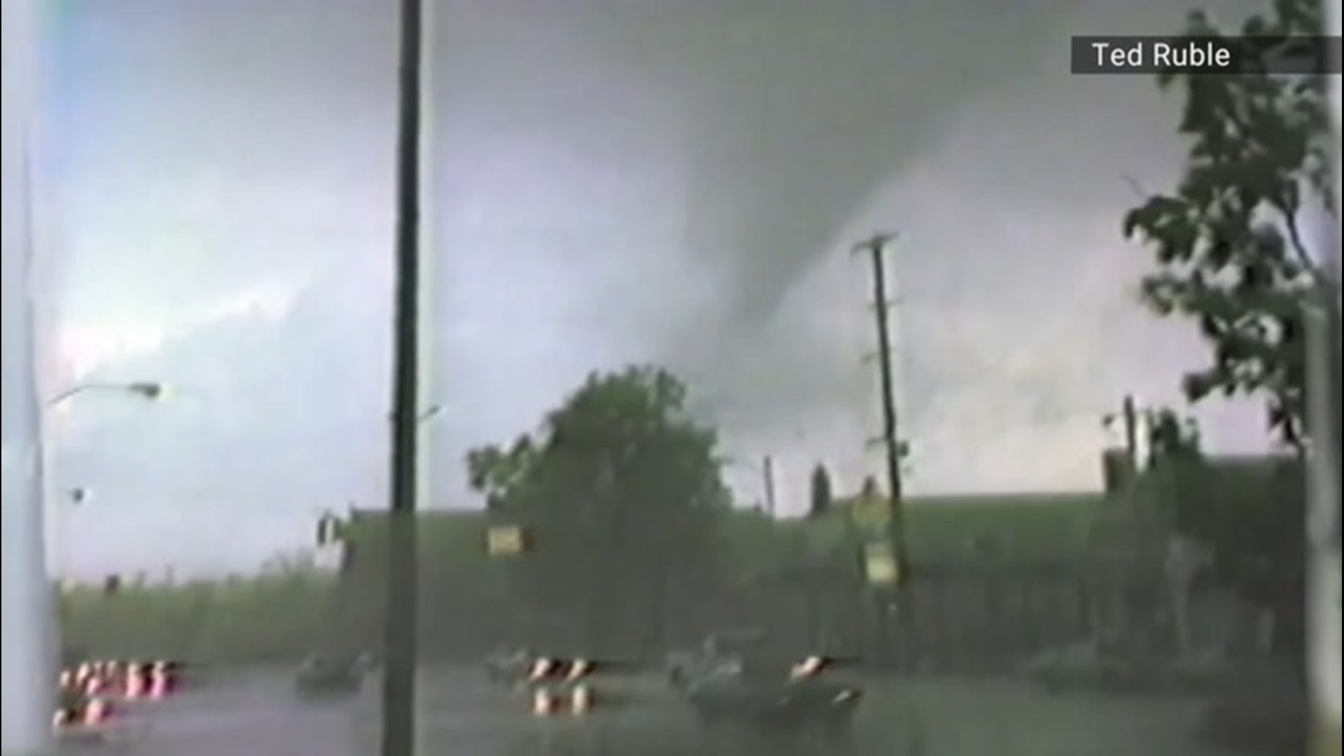 First US amateur tornado video recording, May 13, 1980 thv11 picture