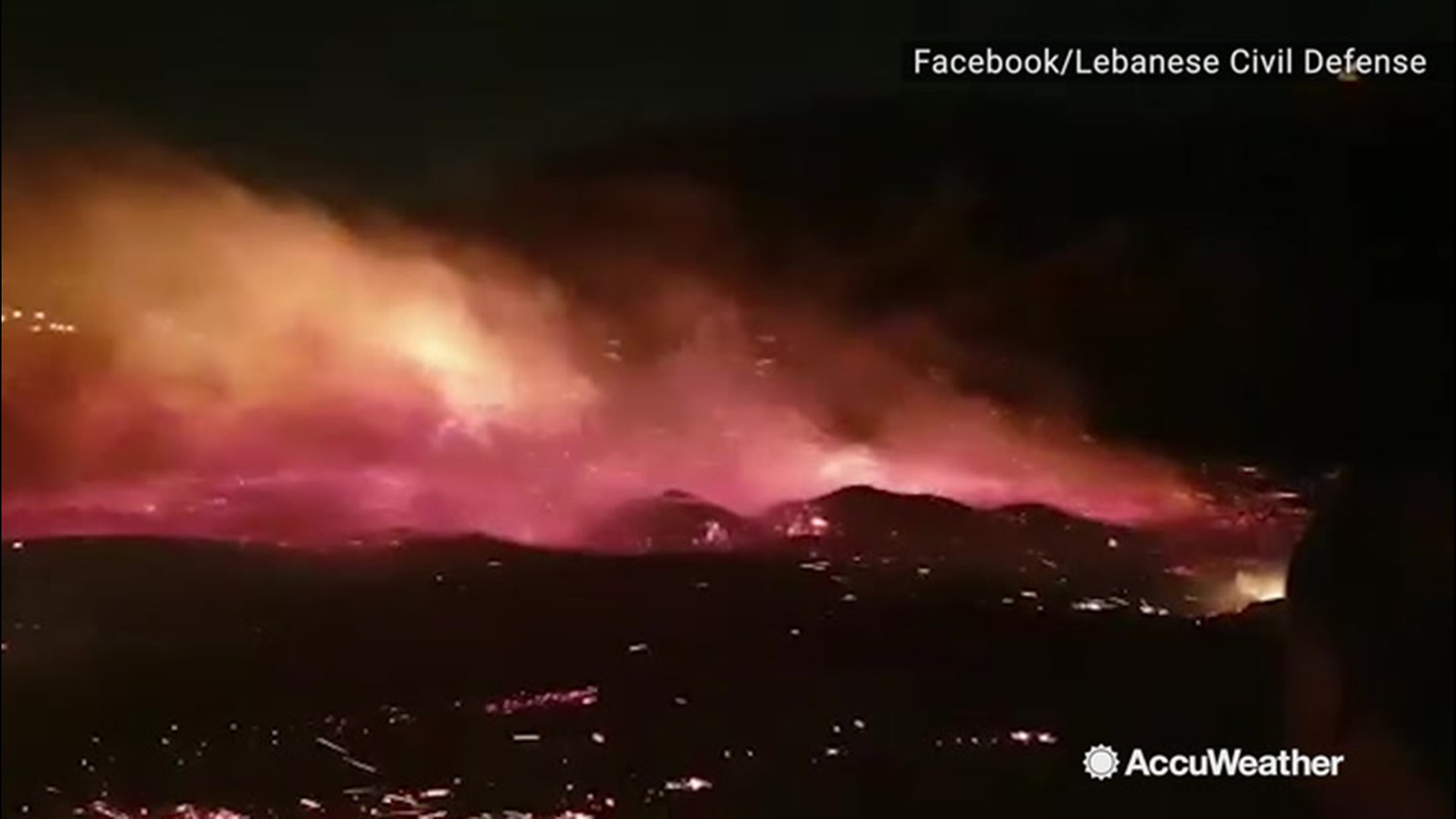 At least 18 people have been injured and dozens more have been given first aid as fierce wildfires rage through Lebanon's Mount Lebanon mountain range. The fires are said to be some of the worst the region has scene in decades.