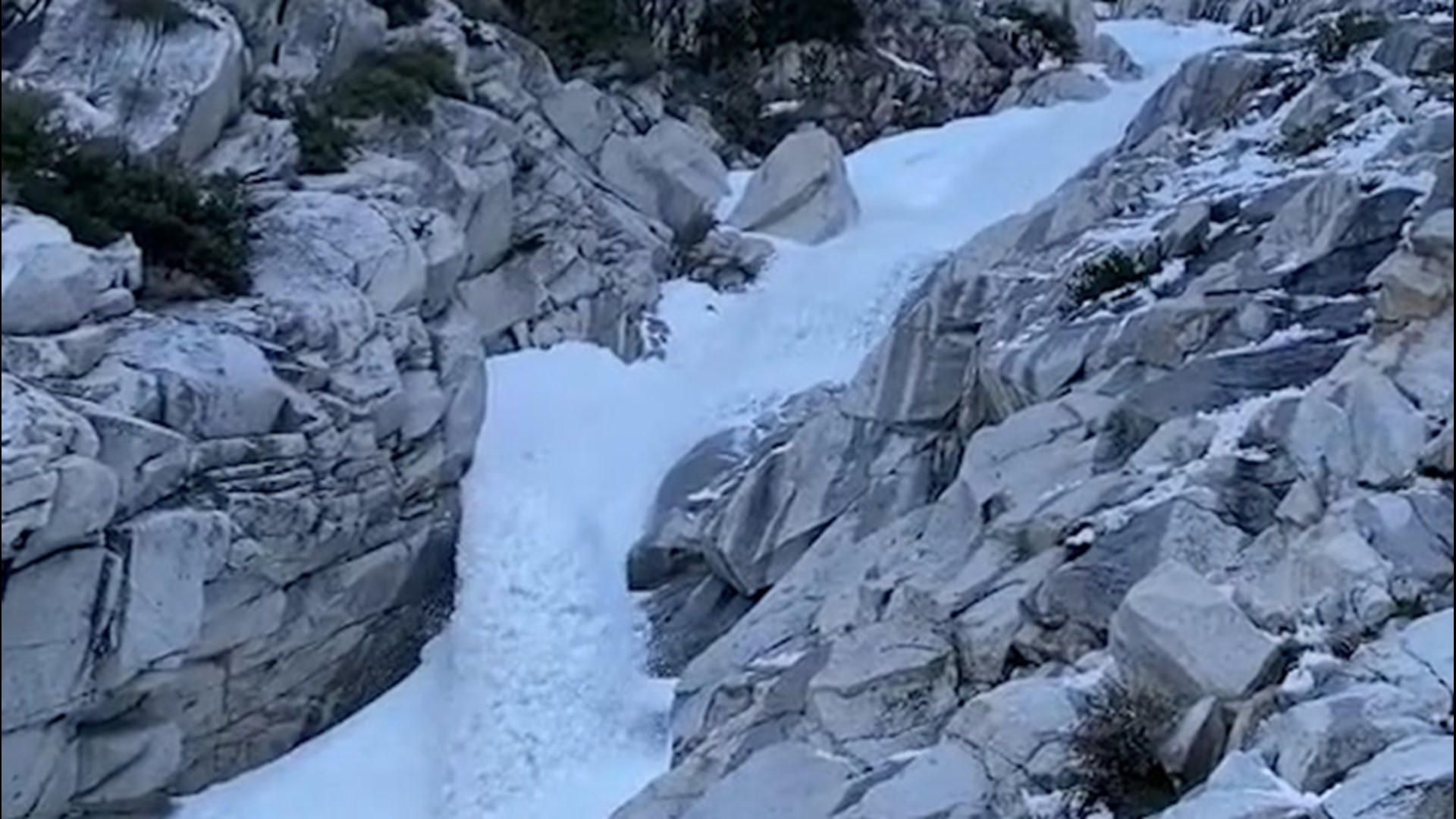 Mountain climbers rescued after getting caught in avalanche