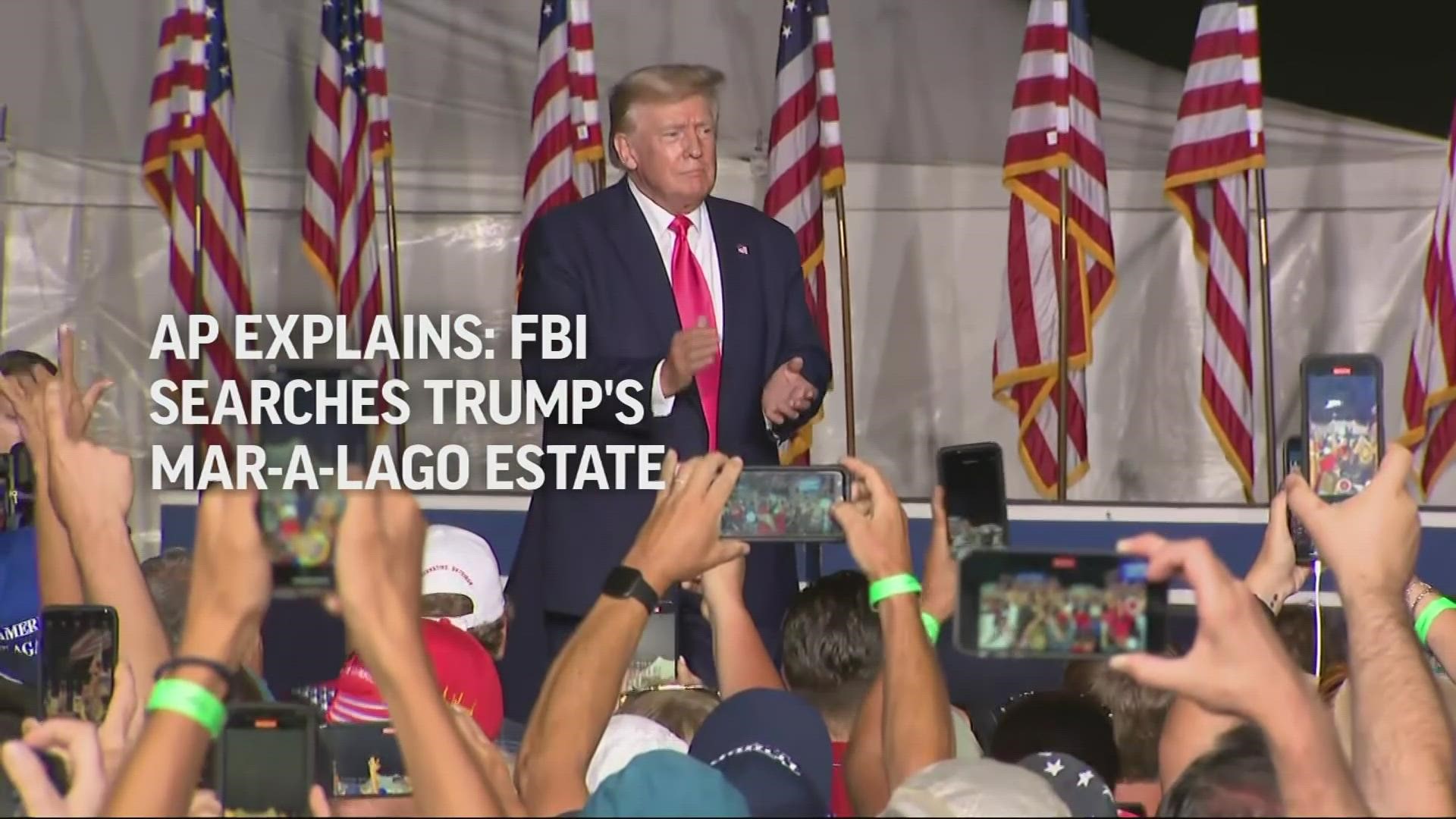 The FBI on Monday searched former President Trump’s Mar-a-Lago estate as part of an investigation into whether he took classified records from the White House.