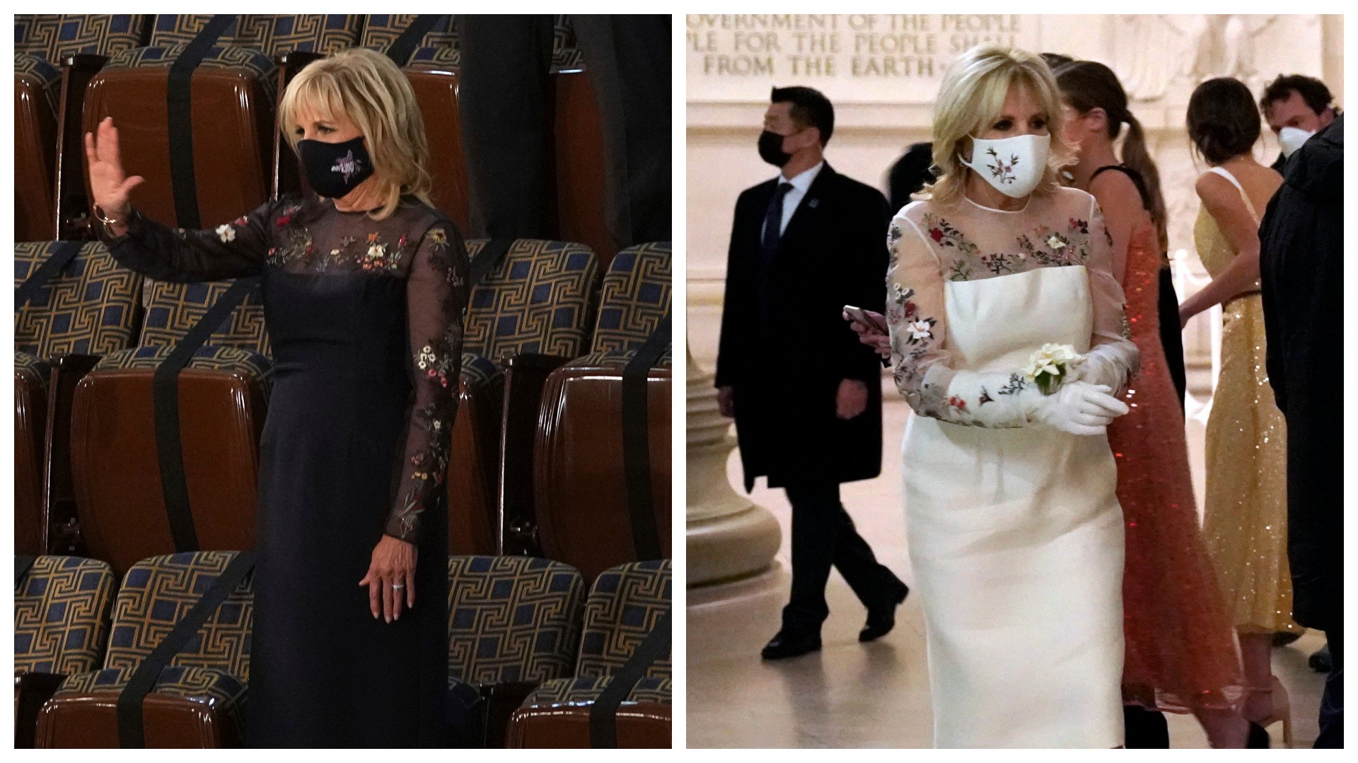 Jill Biden Dress For Congressional Address Whos The Designer