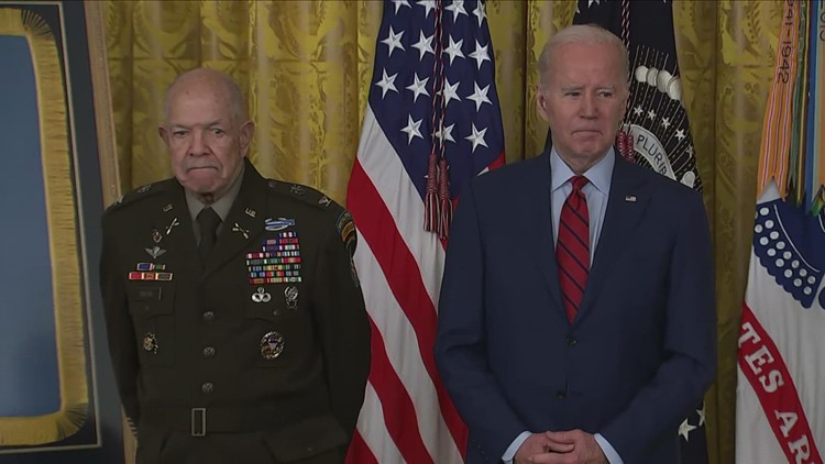 Biden honors Black Vietnam veteran with Medal of Honor 60 years later