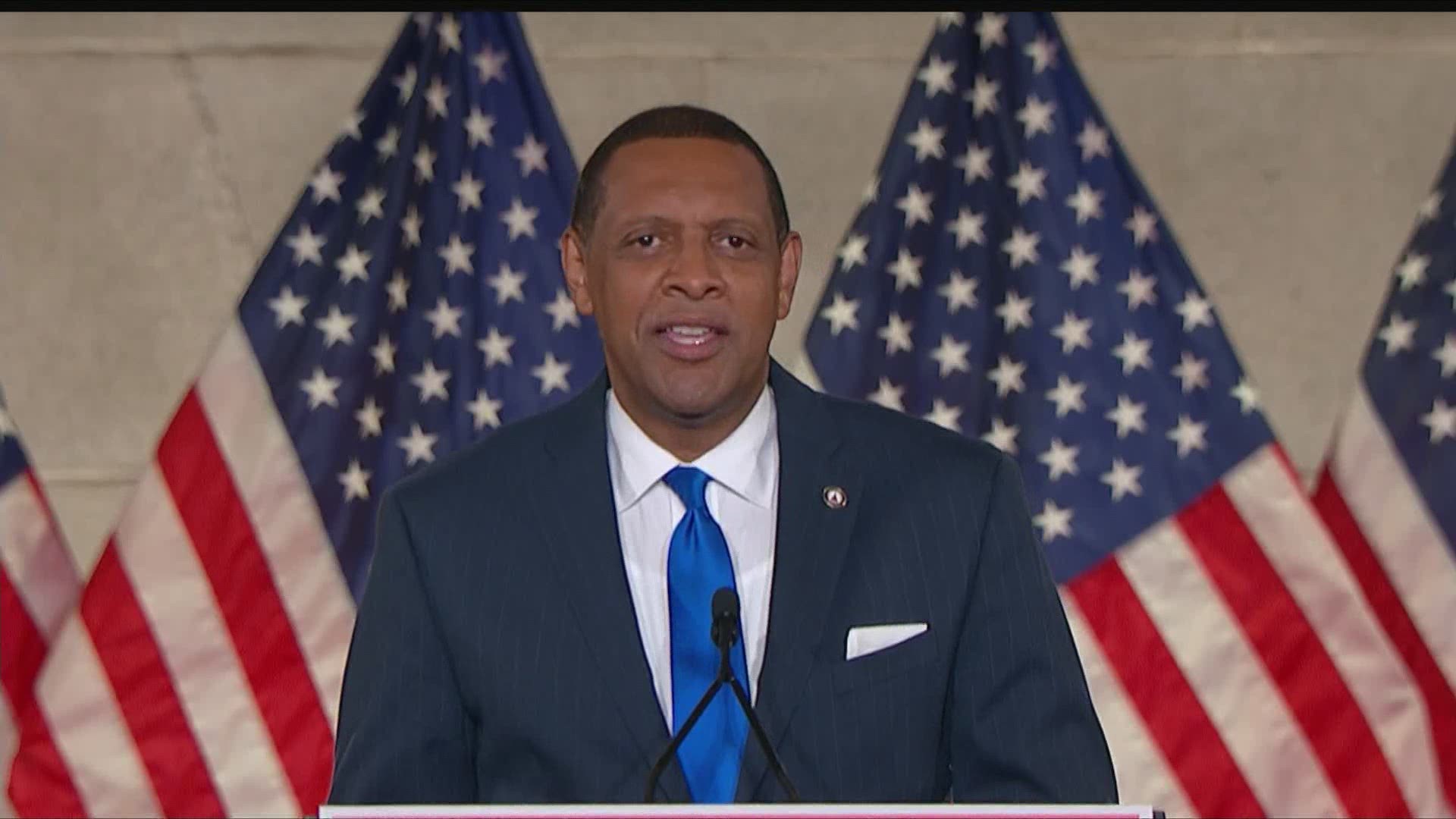 Rep. Vernon Jones, a Democratic member of the Georgia General Assembly, spoke in favor of President Trump at the Republican National Convention.