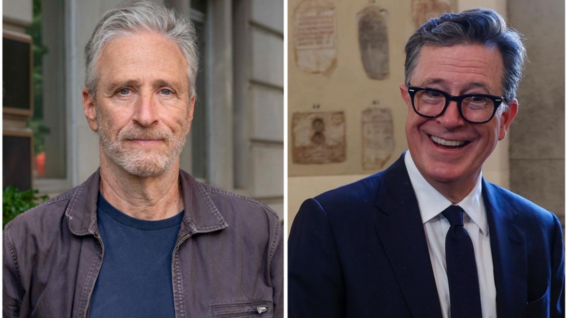 Jon Stewart slams CBS over Colbert cancellation in 'Daily Show' monologue |  thv11.com