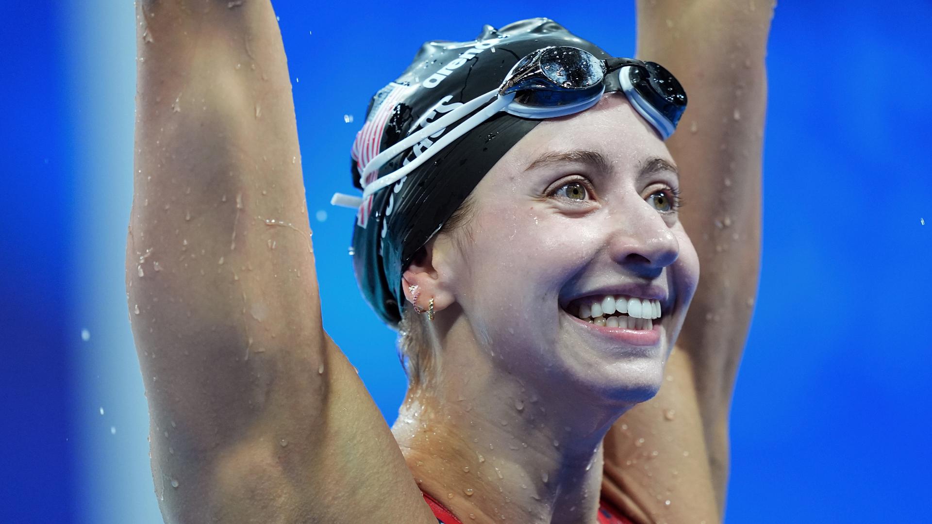 Katie Ledecky Wins13th Medal Most Ever For Female Swimmers