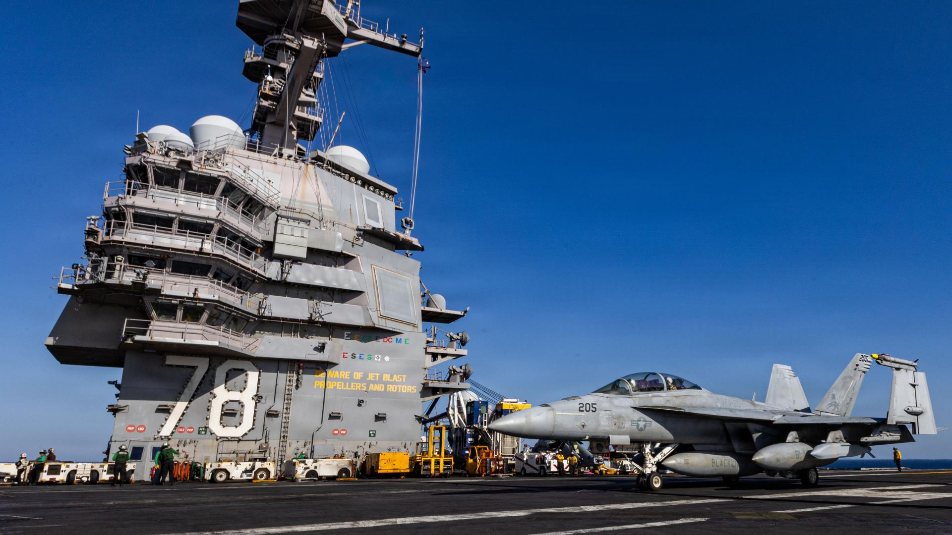 Gerald R. Ford Engine USS Gerald R. Ford reaches longest carrier deployment since Vietnam War ...