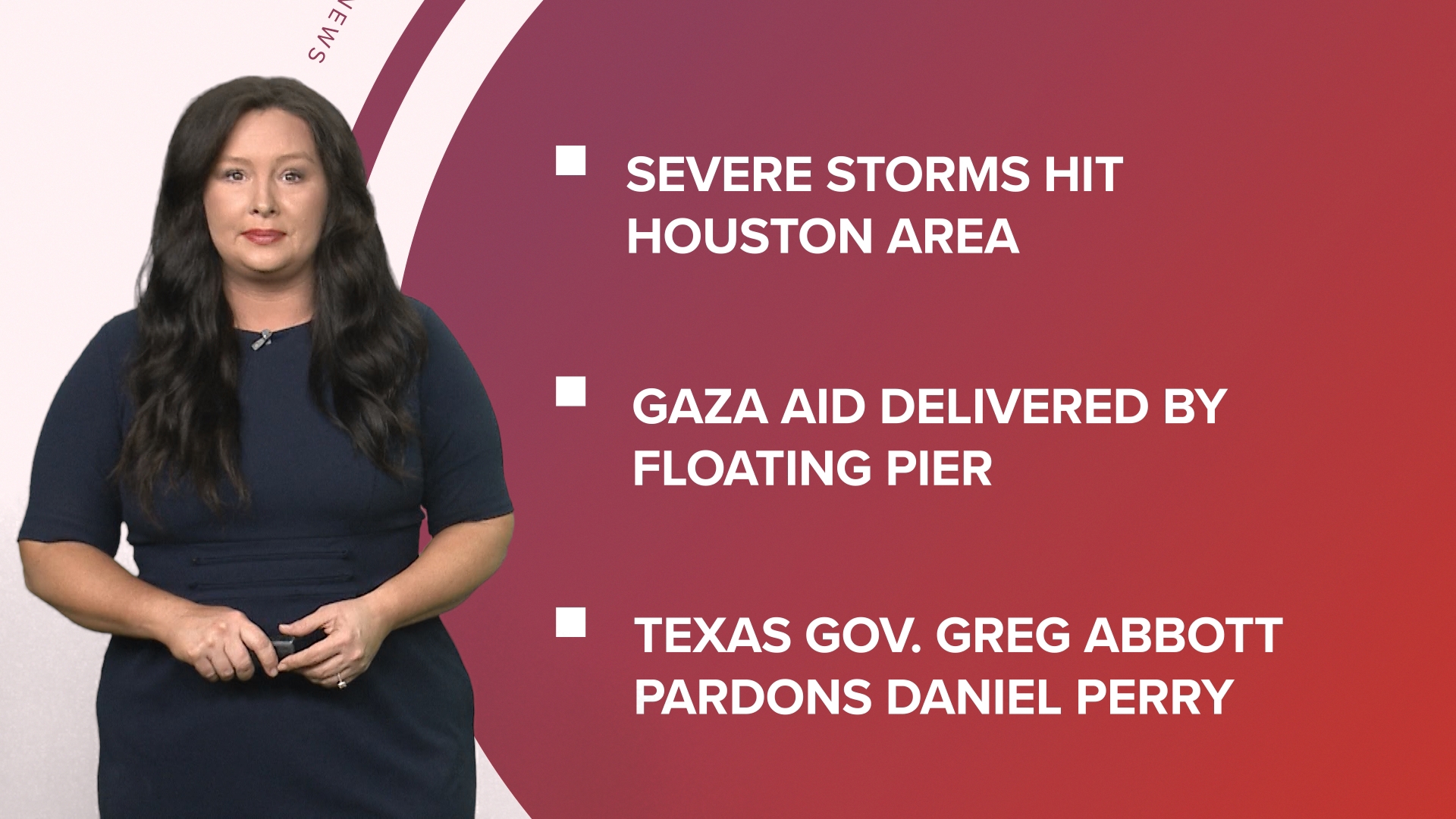 A look at what is happening in the news from deadly storms in Houston to looking into the legality of junk fees and a new McFlurry at McDonald's.
