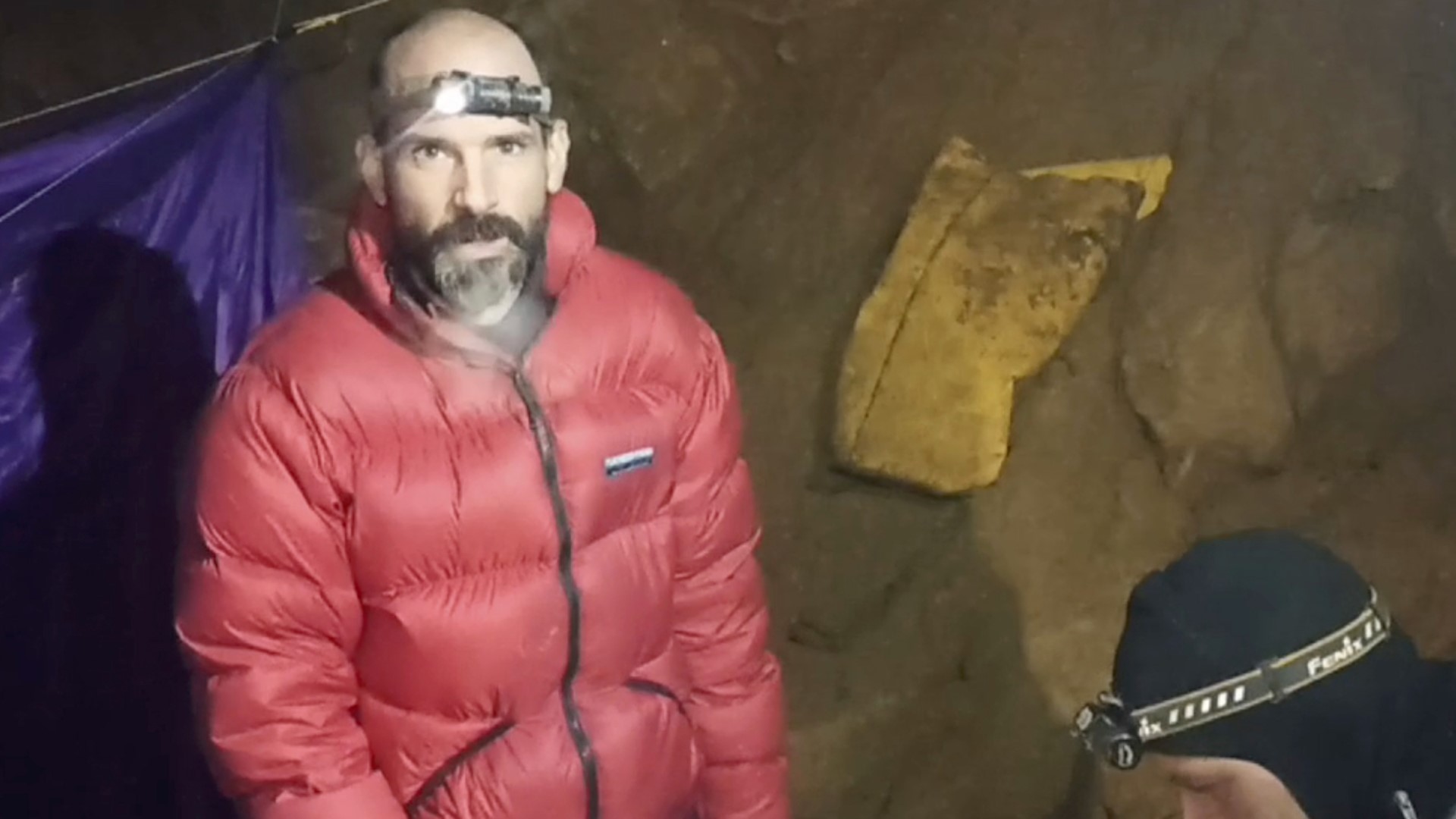 The U.S. researcher trapped deep inside a cave in Turkey after suffering gastrointestinal bleeding spoke about his experience as rescue efforts continued.