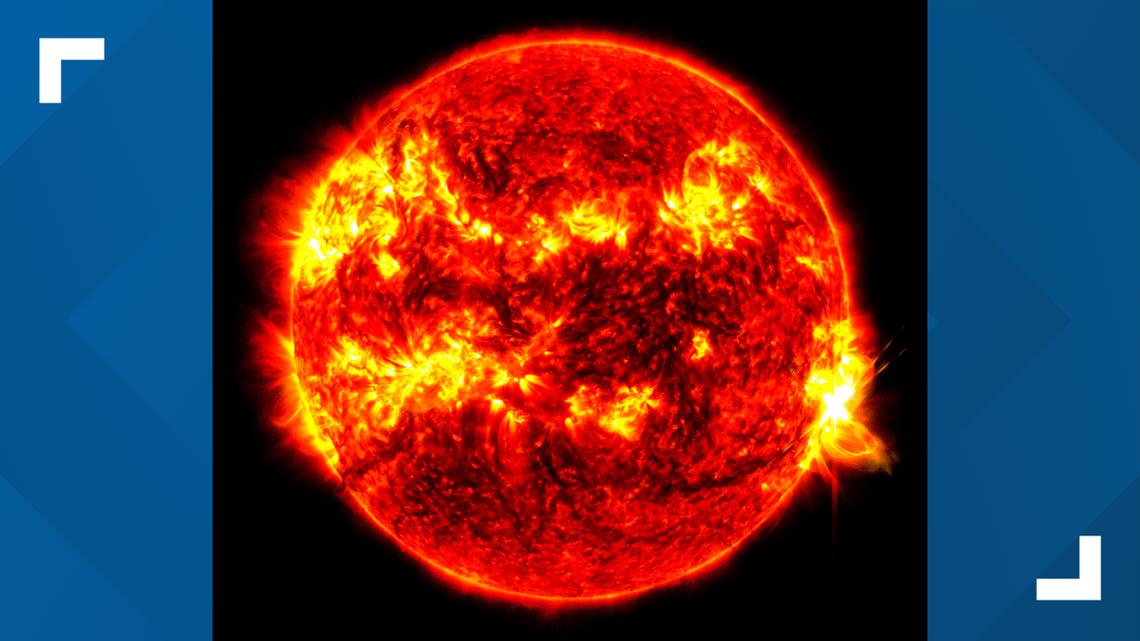 Sun shoots out largest solar flare in nearly 2 decades - Vimarsana News