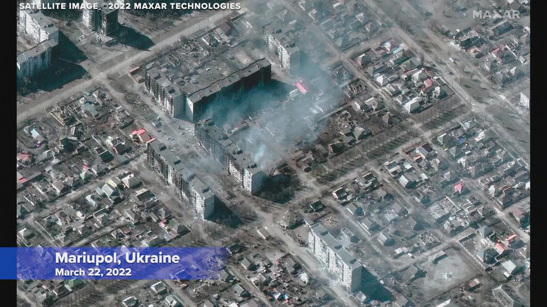 Devistation Examples Ukraine war: Satellite images show Mariupol devastation | thv11.com