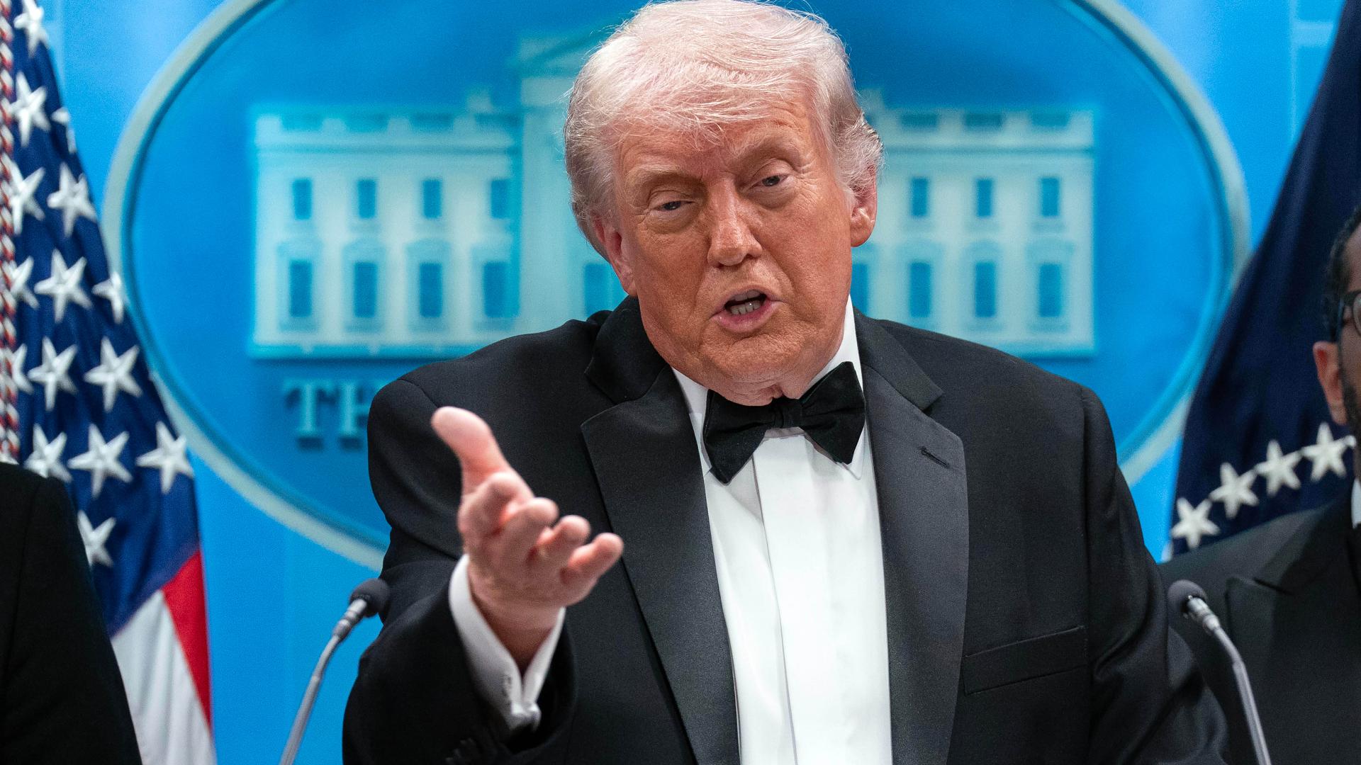 President Trump recounts moments after correspondents’ dinner attack in ...