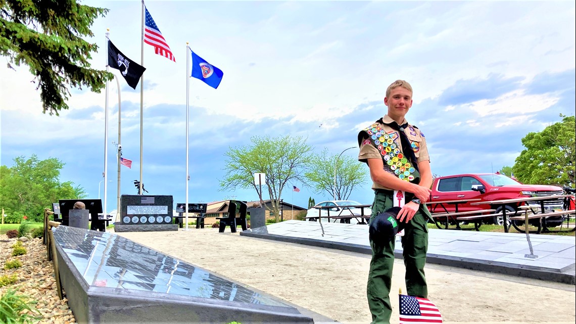 15-year-old raises money for veteran's memorial in Olivia - Vimarsana News