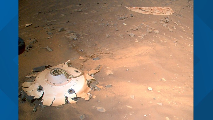 NASA takes photos of spacecraft wreckage on Mars