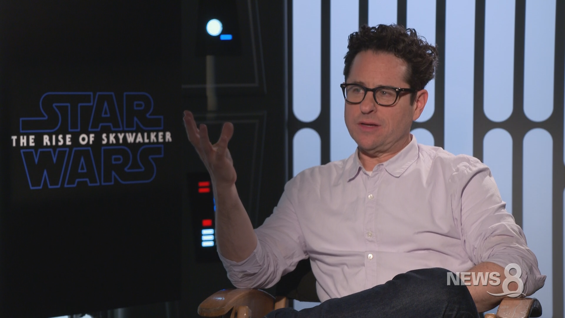 Gillespie talks with JJ Abrams, Keri Russell, Naomi Ackie, Anthony Daniels and Joonas Suotamo.