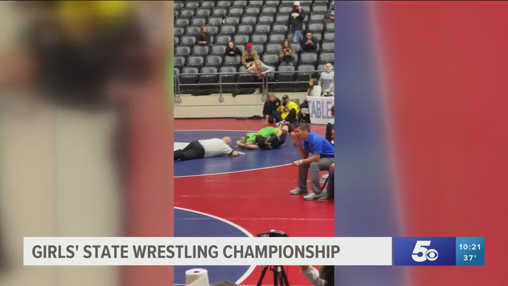 Addison Loney is a state champion in the first-ever girls wrestling tournament in Arkansas.