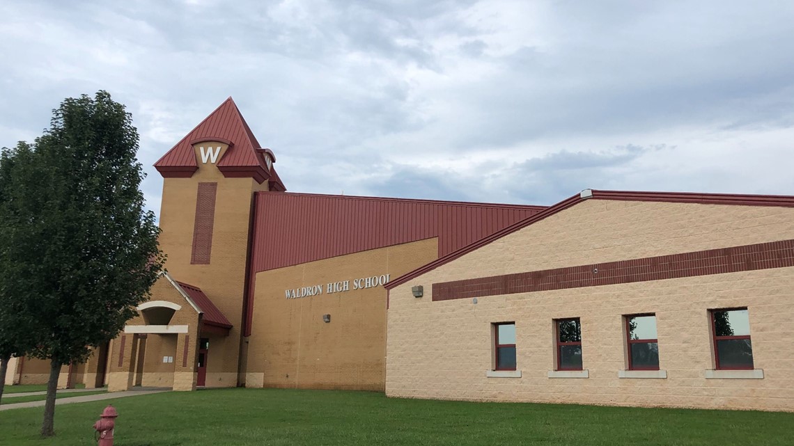 Waldron Schools dismissed early Monday due to flash flooding in the