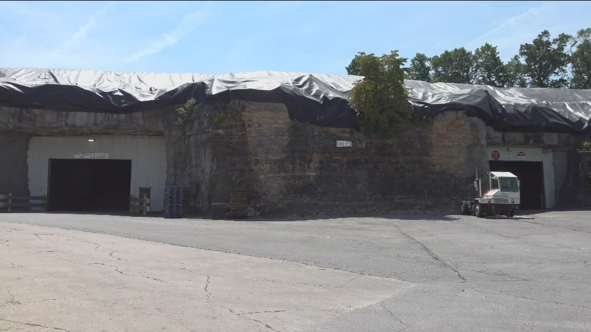 Americold Logistics operates a cold storage facility out of two old limestone mines in Johnson. Temperatures can drop to -35 degrees in the facility.