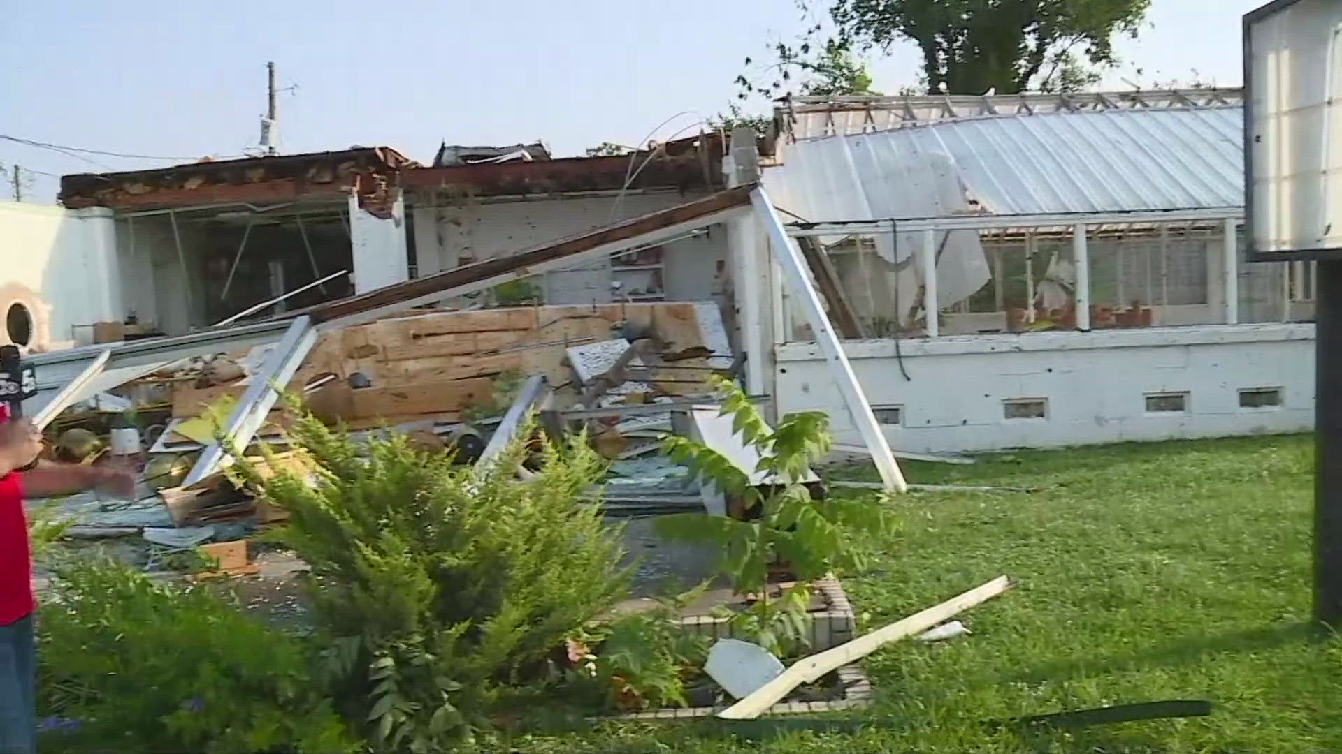 Here's a look at the damage in Rogers, Arkansas.