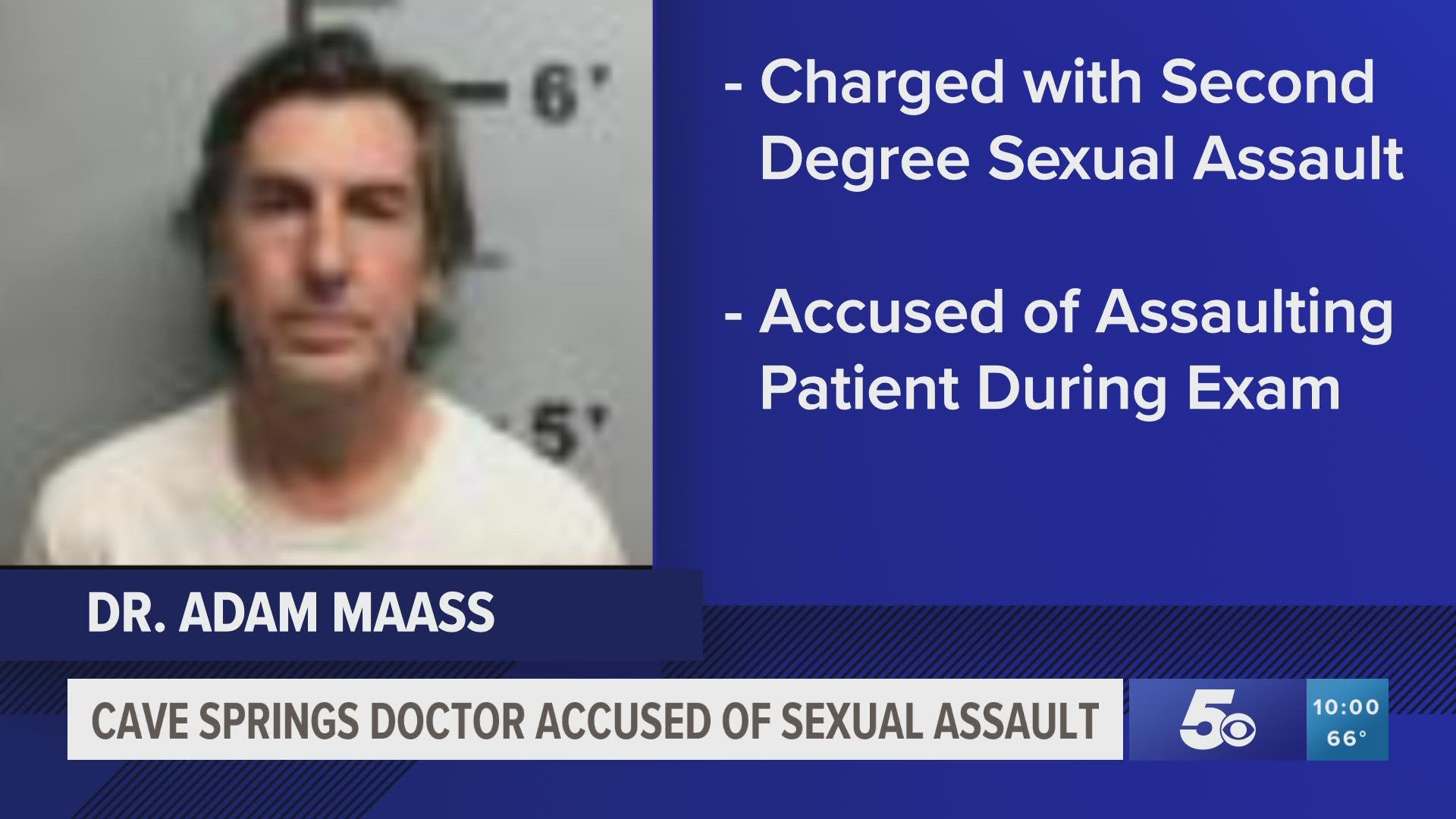 Dr. Adam Maass was booked into the Benton County jail after several sexual assault complaints were filed against him.