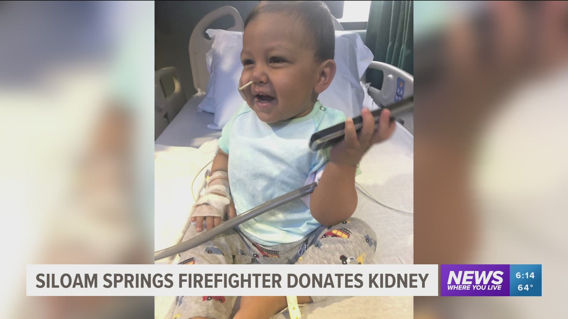 Siloam Springs firefighter Zac Griggs will be donating a kidney to his young son on November 12. https://bit.ly/3hVUD0E