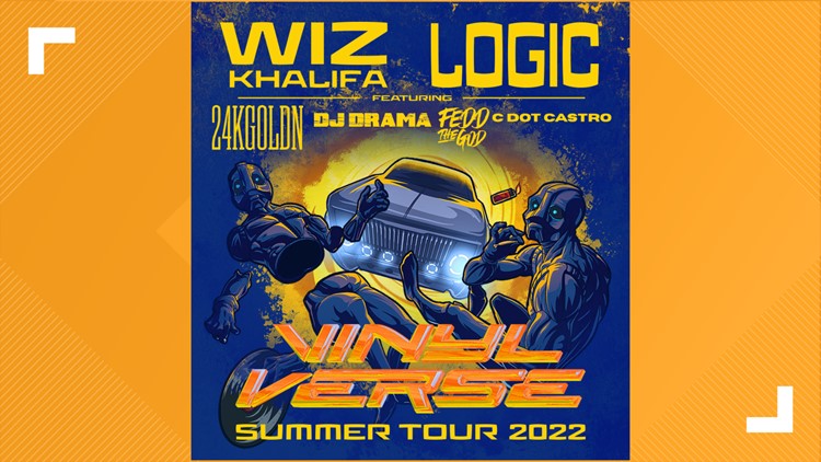 Wiz Khalifa, Logic headed to the Walmart AMP this August