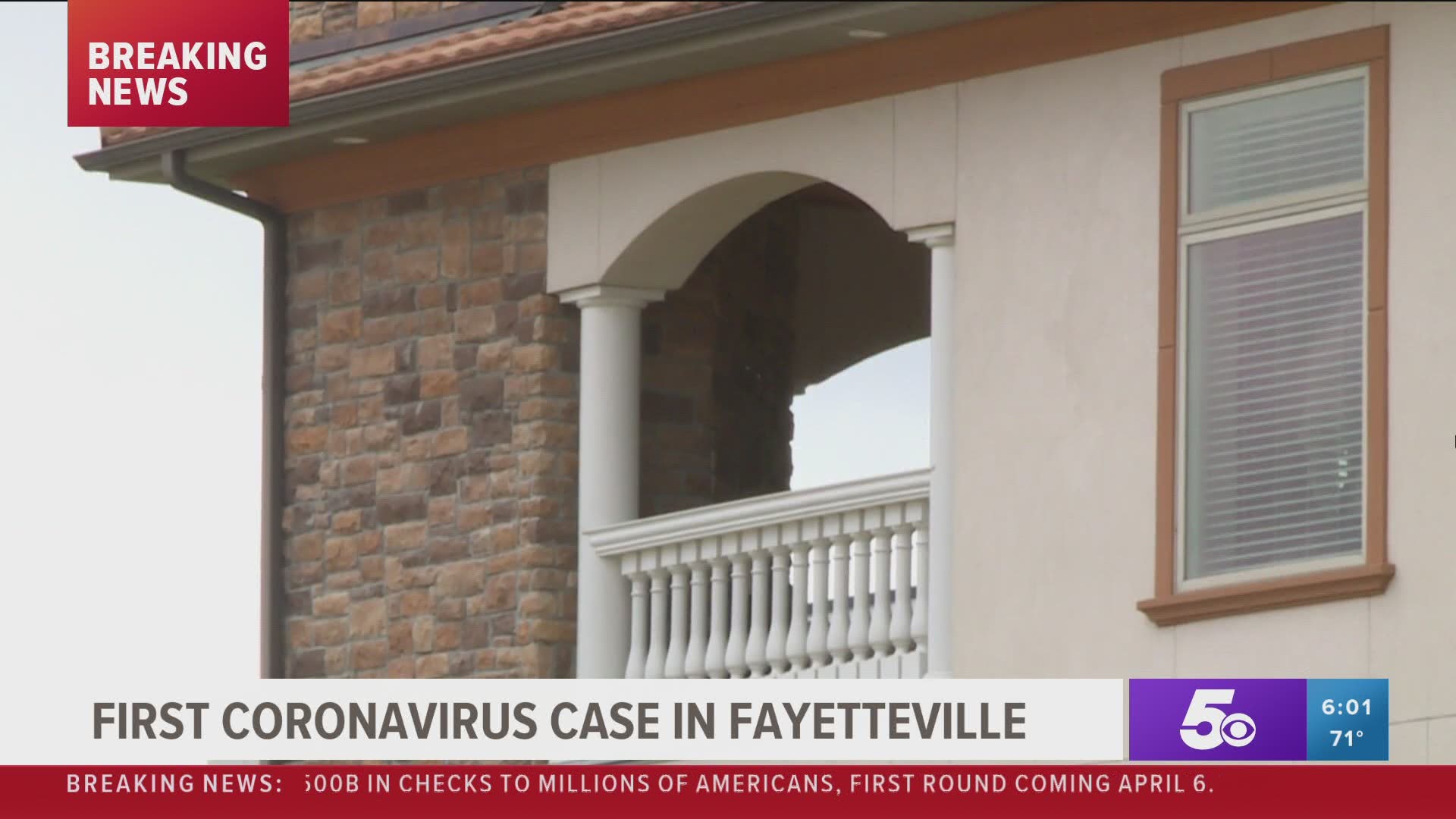 First coronavirus case in Fayetteville