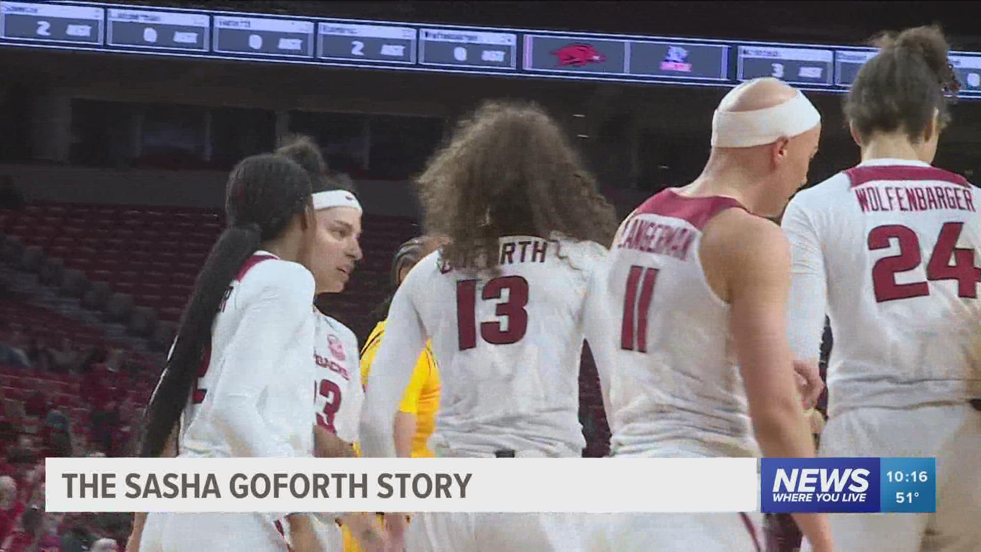 Fayetteville great Sasha Goforth opens up about the disease that made her step away from the game of basketball.