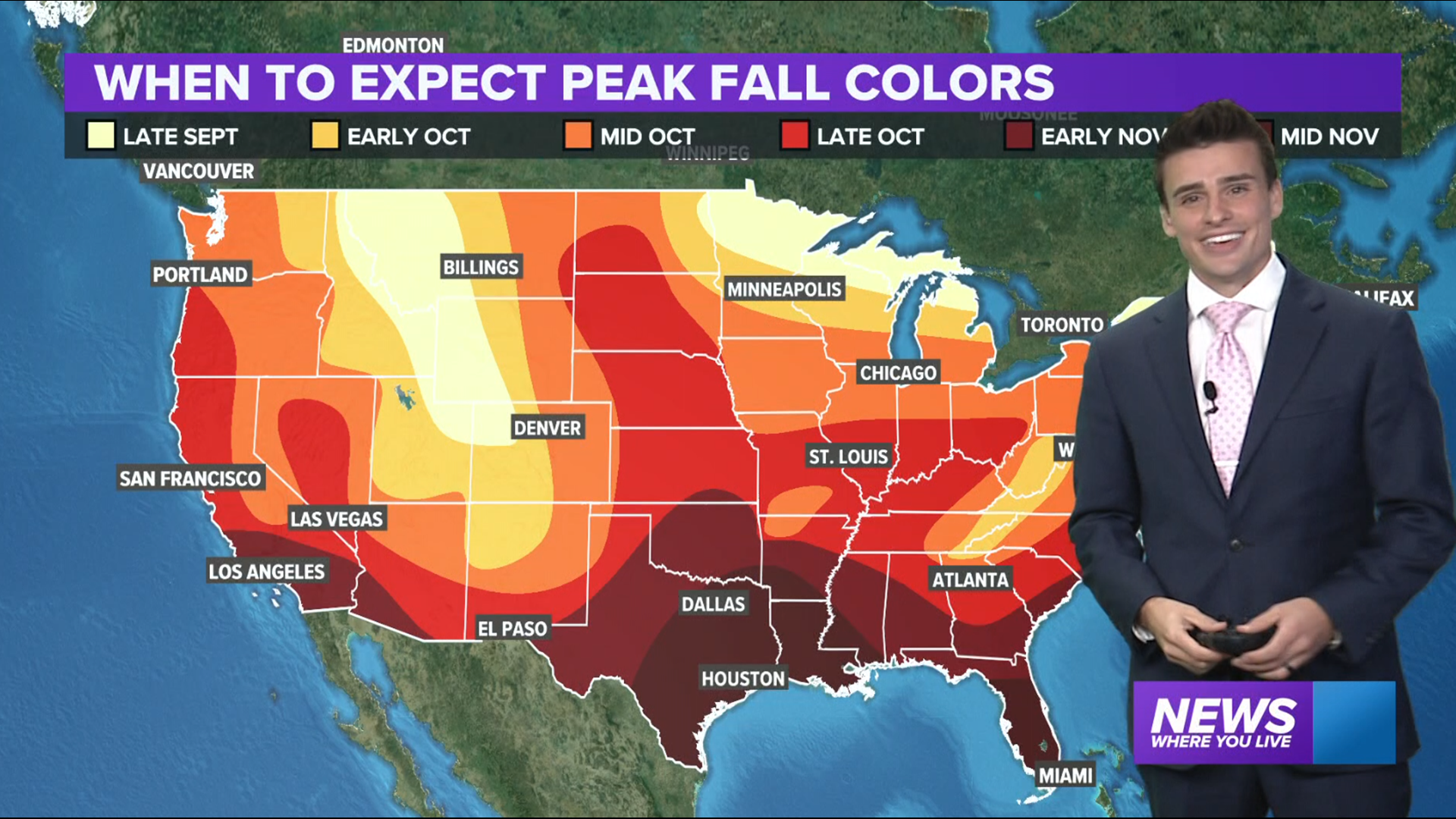 Here is when you should plan your next fall foliage trip.