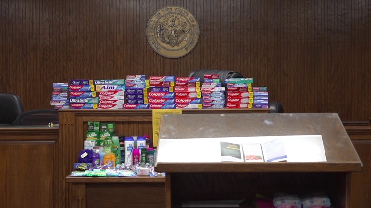 Arkansas court forgiving fines in exchange for hygiene products