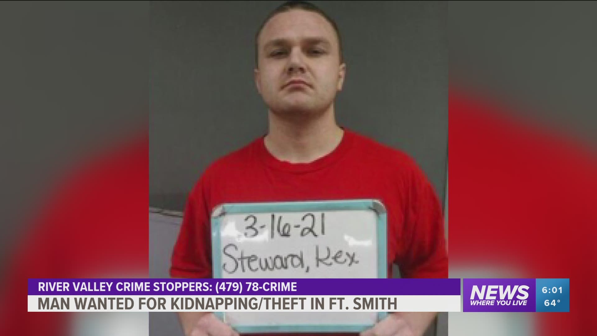 Man wanted for kidnapping and theft in Fort Smith