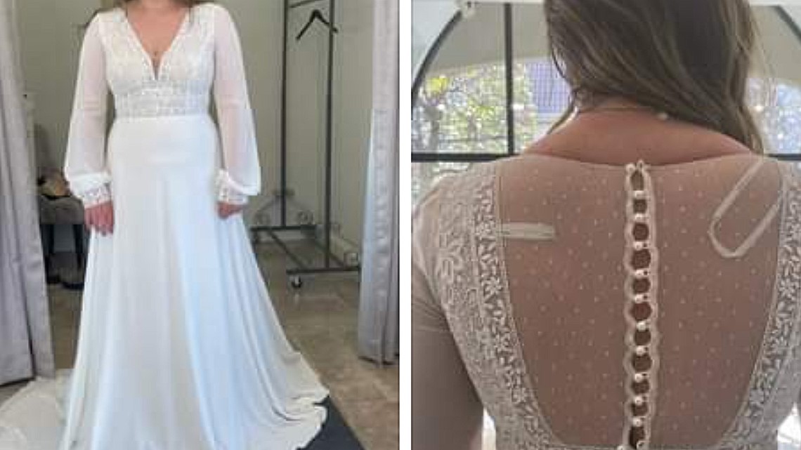 Wedding dress accidentally donated to Goodwill in Rogers found - Vimarsana News