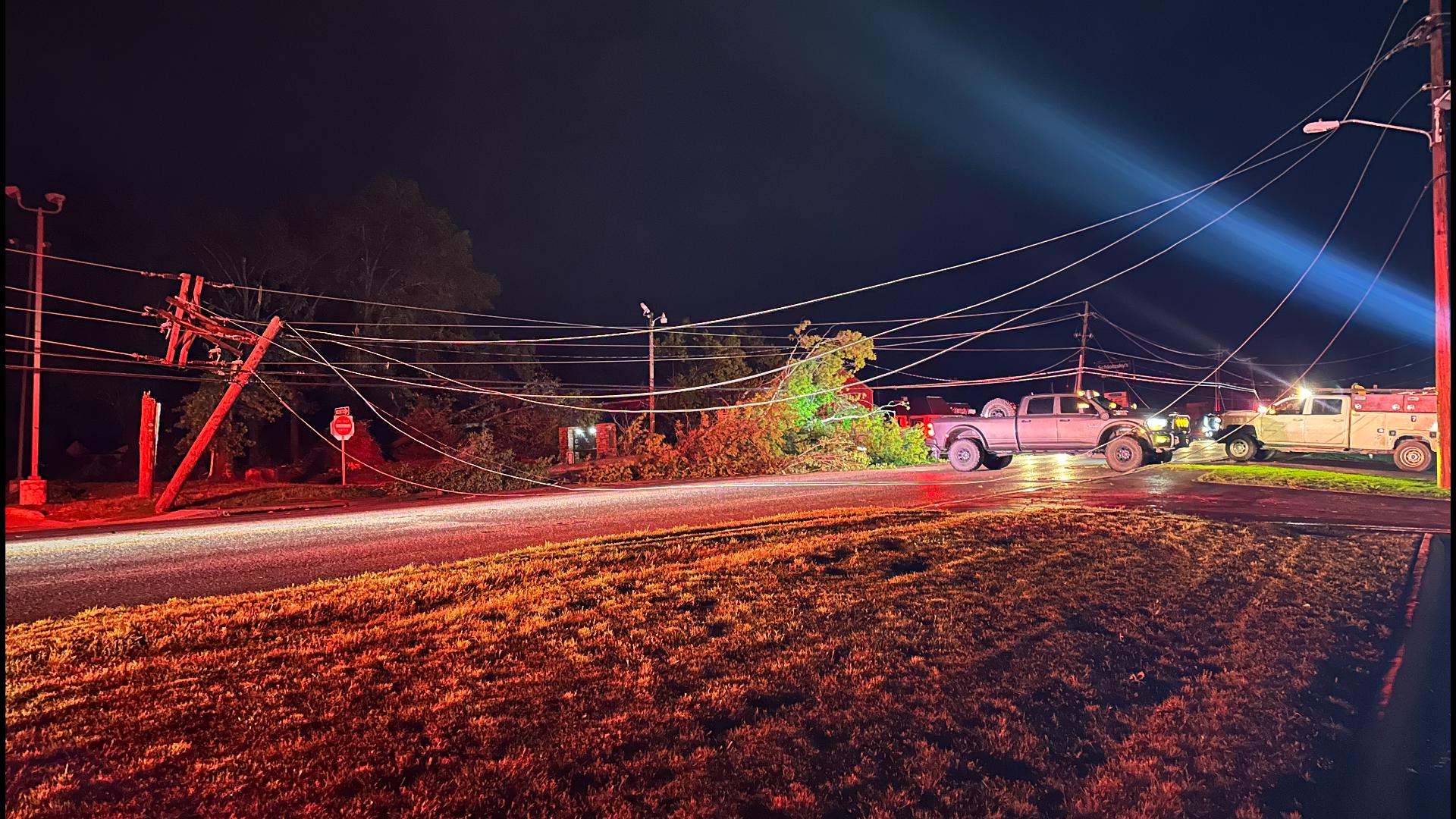 Photos Storm damage after tornadoes move through Northwest Arkansas