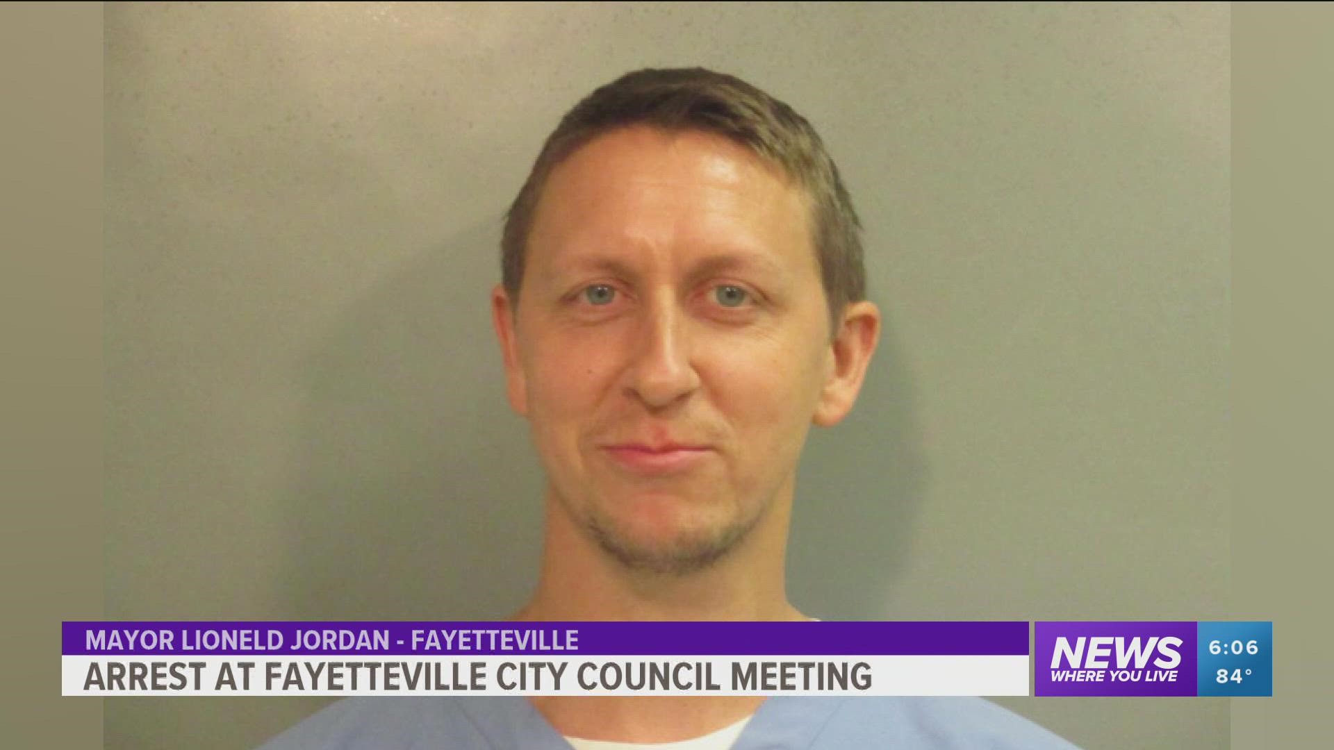 James Smith was cited for trespassing at the Fayetteville City Council meeting Tuesday after he refused to put on a face mask.