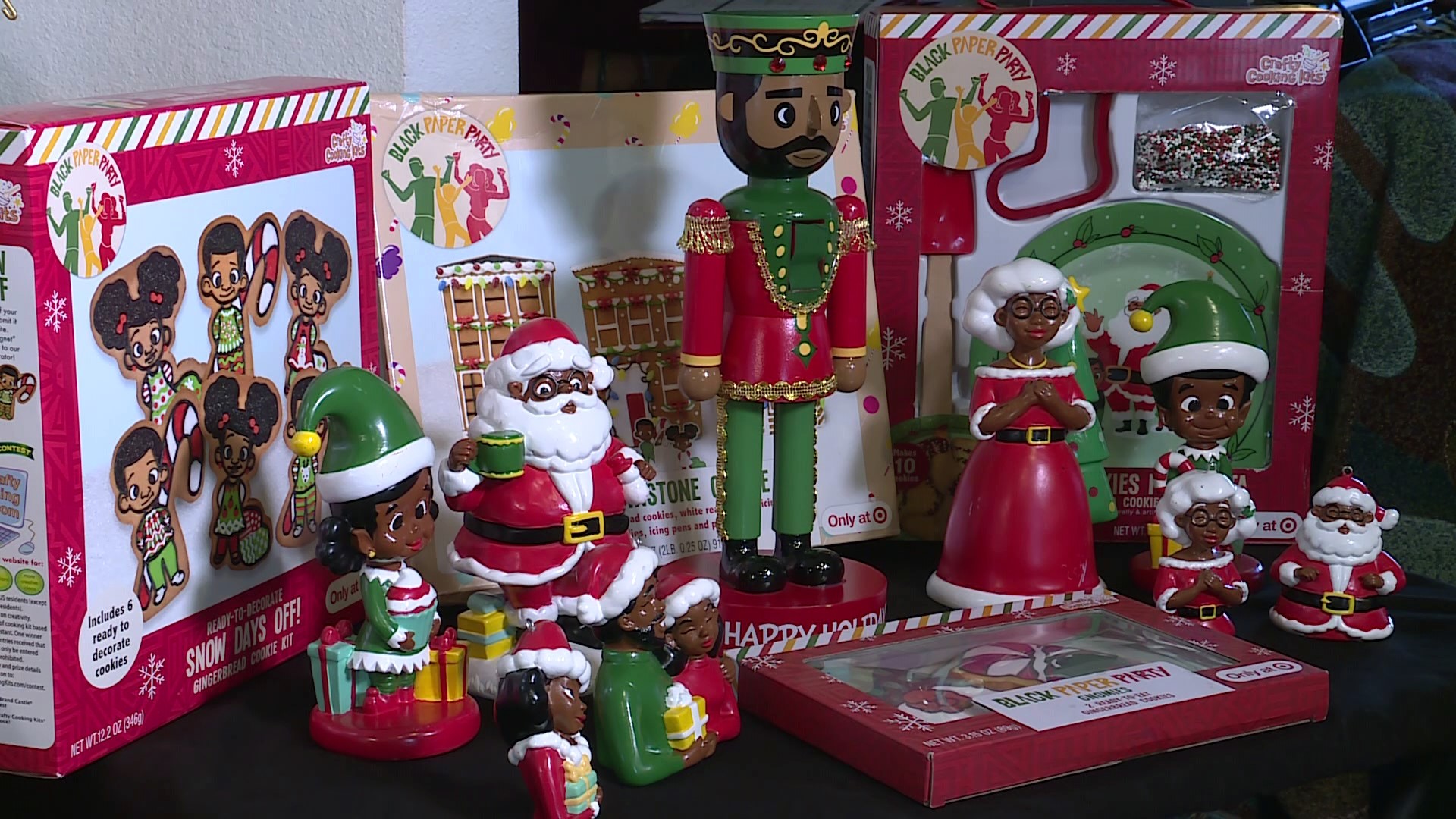 A local business is making headlines nationwide with its unique brand known for holiday-themed items such as black Santas and black gnomes