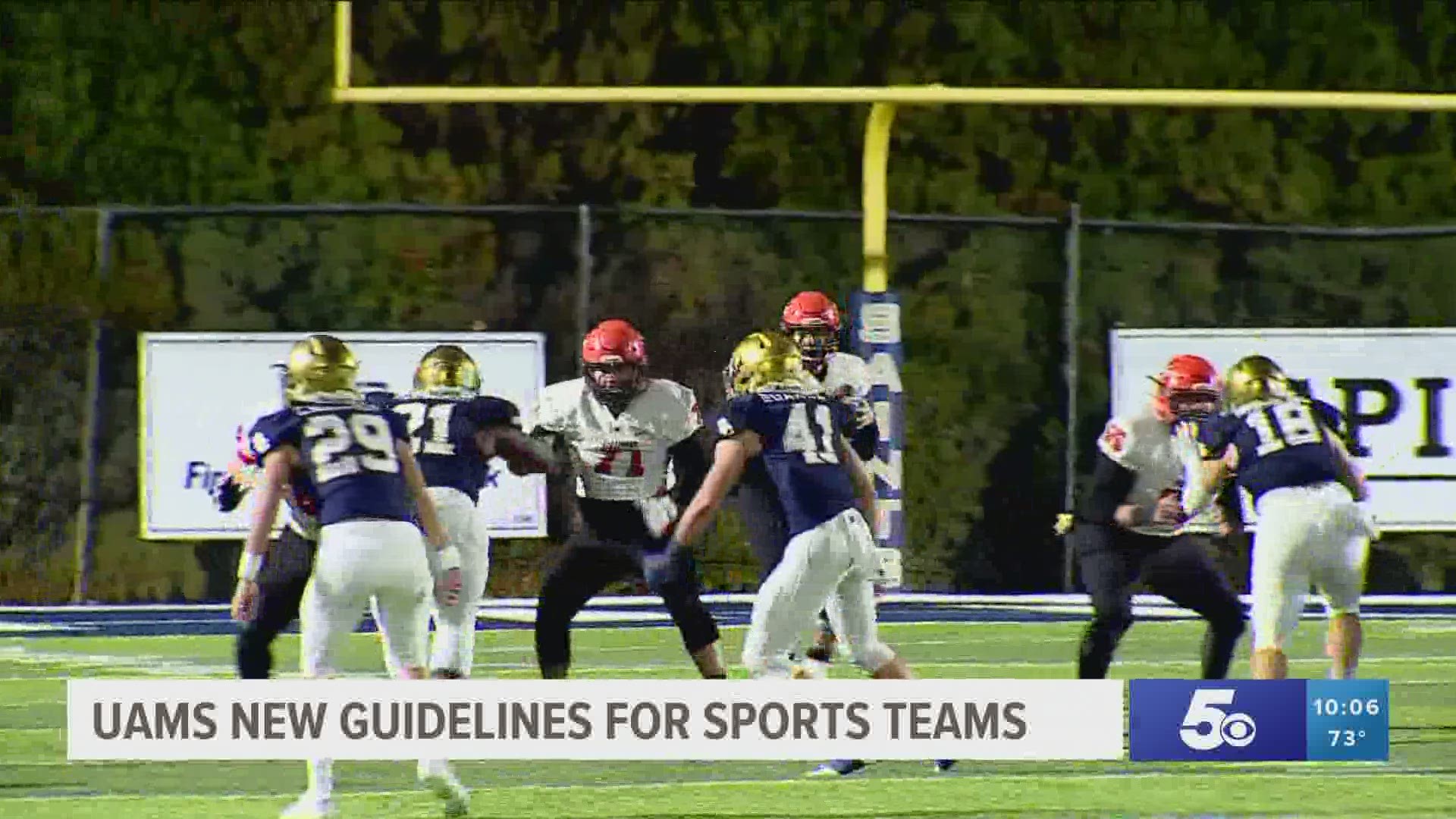 UAMS releases new COVID-19 guidelines for sports teams