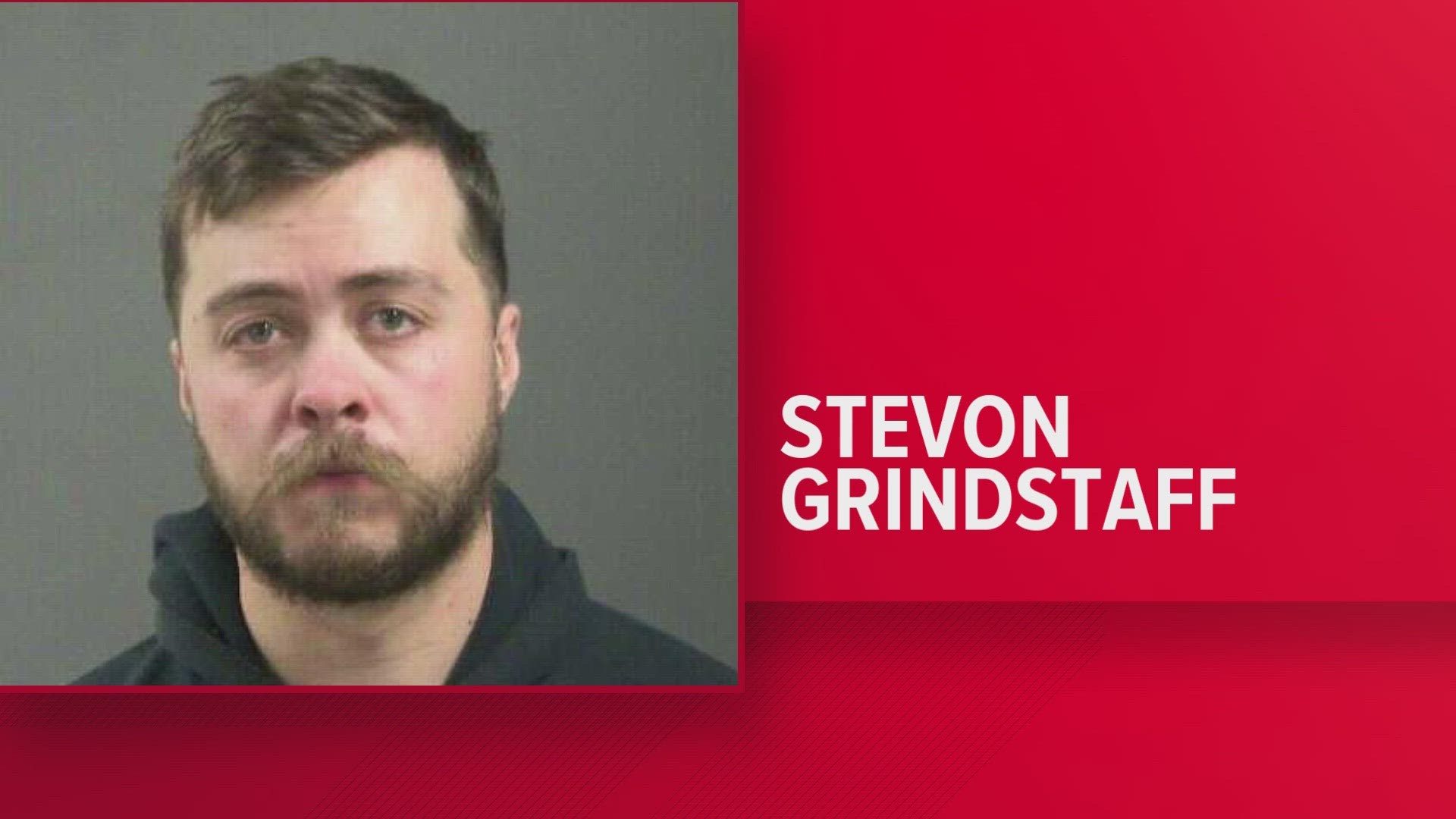 Stevon Grindstaff was arrested, booked, and charged with murder.