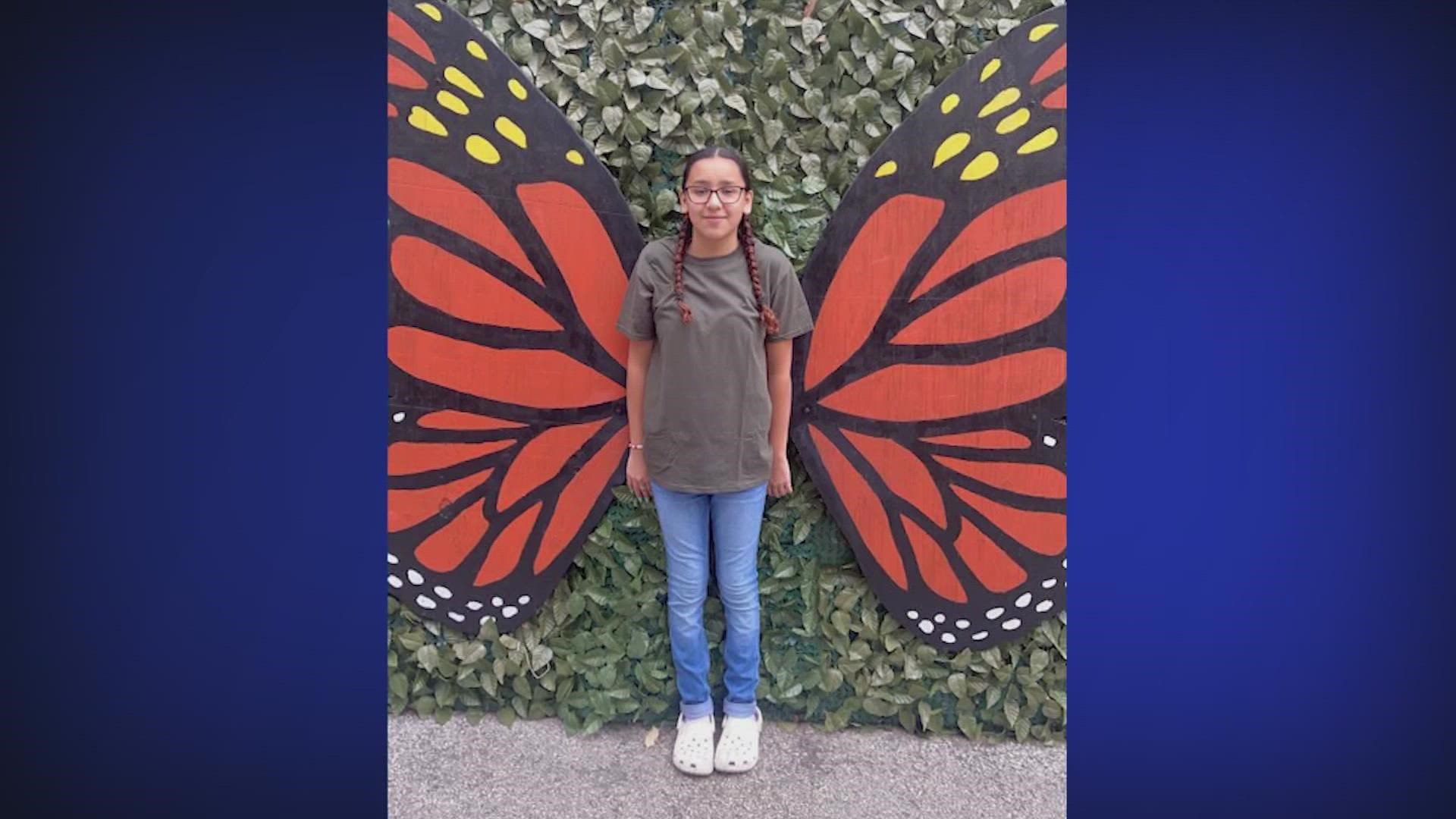 Miah Cerrillo, 11, was in the room when 19 of her classmates and two of her teachers were killed last week at a Uvalde elementary school.