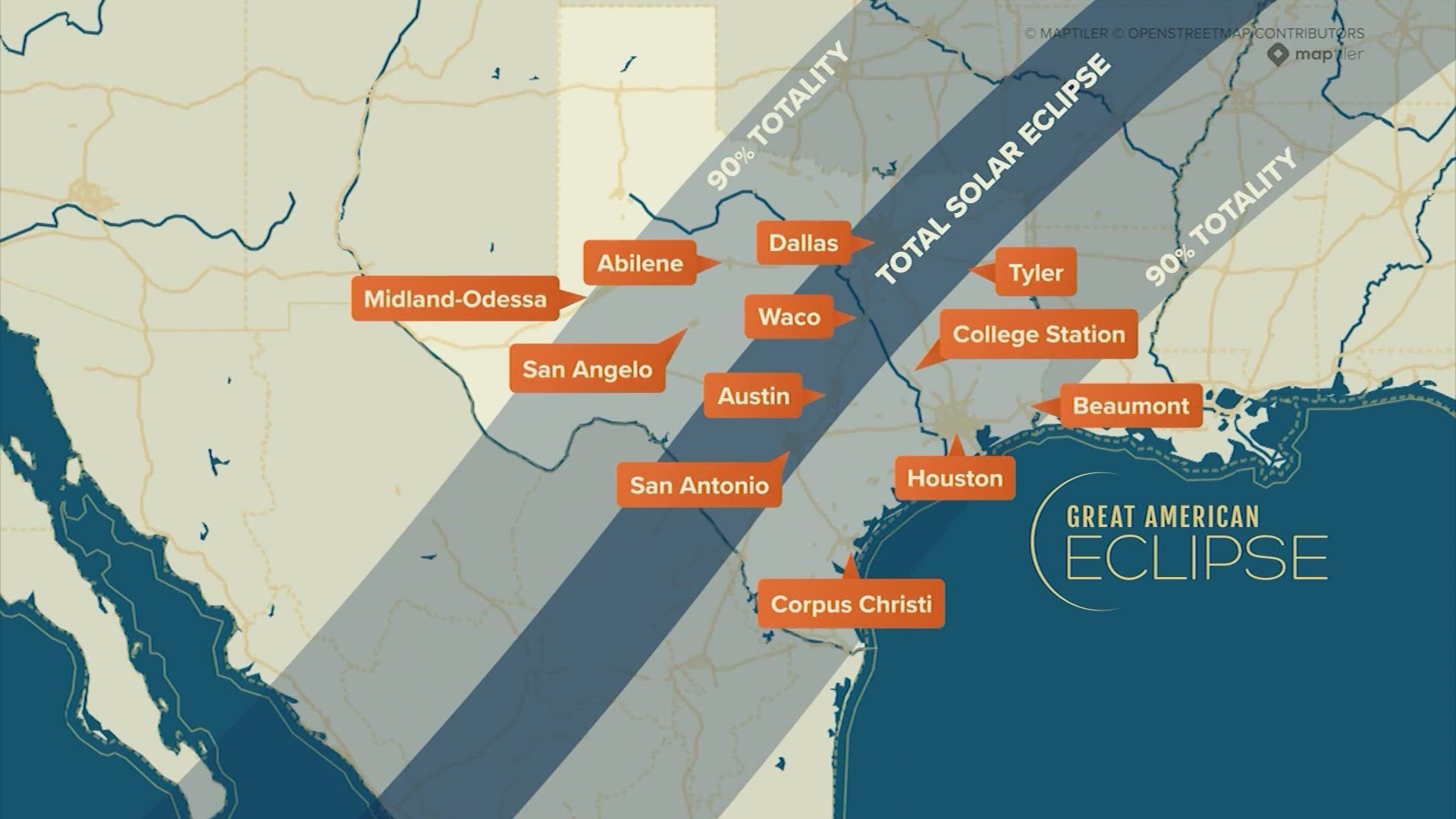 April 8 solar eclipse Flight from Texas to Michigan will follow path of totality