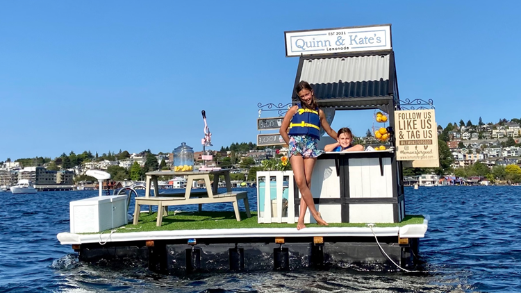 Meet the young entrepreneurs behind this floating lemonade stand