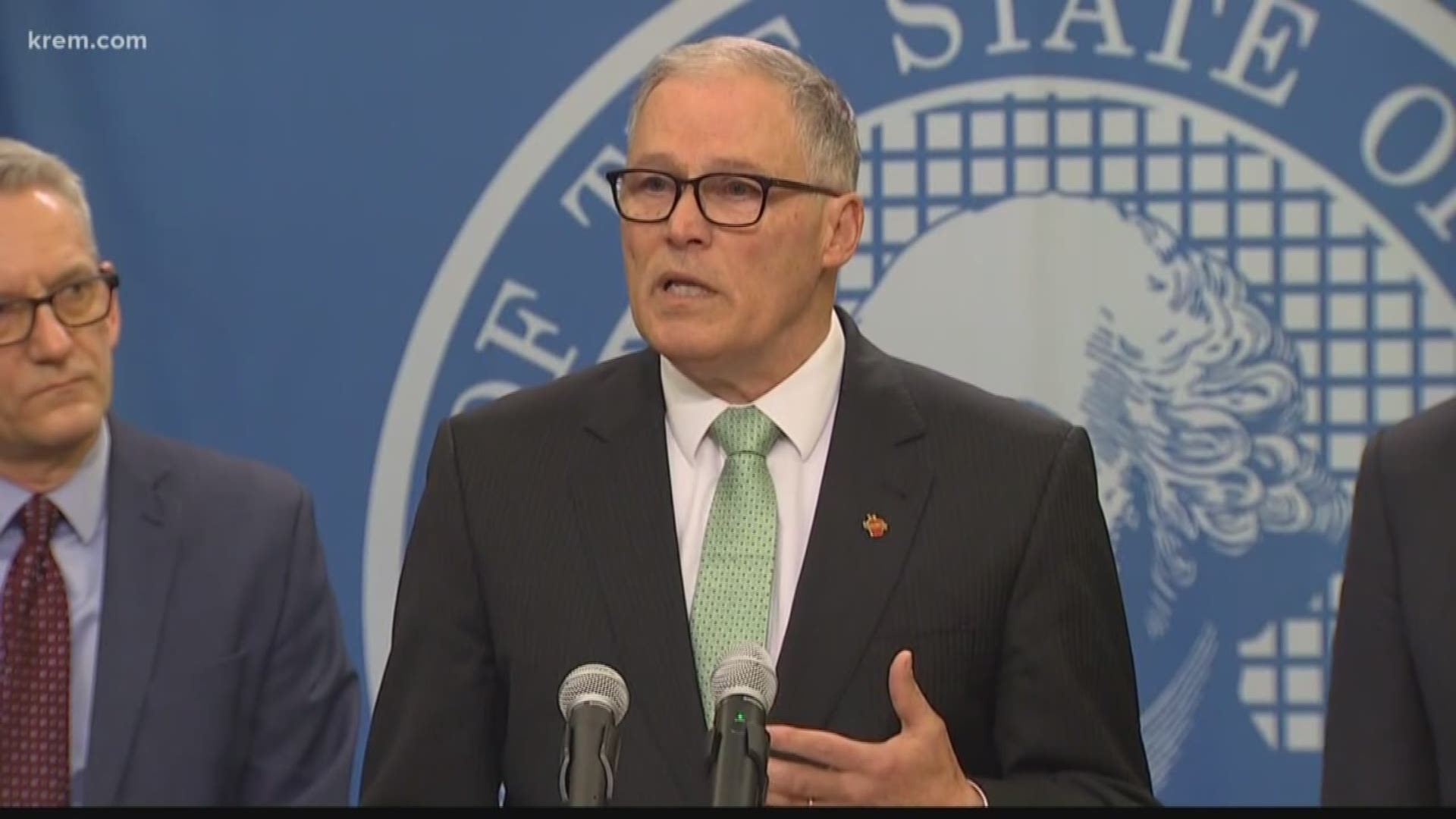 In an interview with KREM, Inslee said he plans to ask Vice President Pence for more federal action to further increase coronavirus testing capacity.