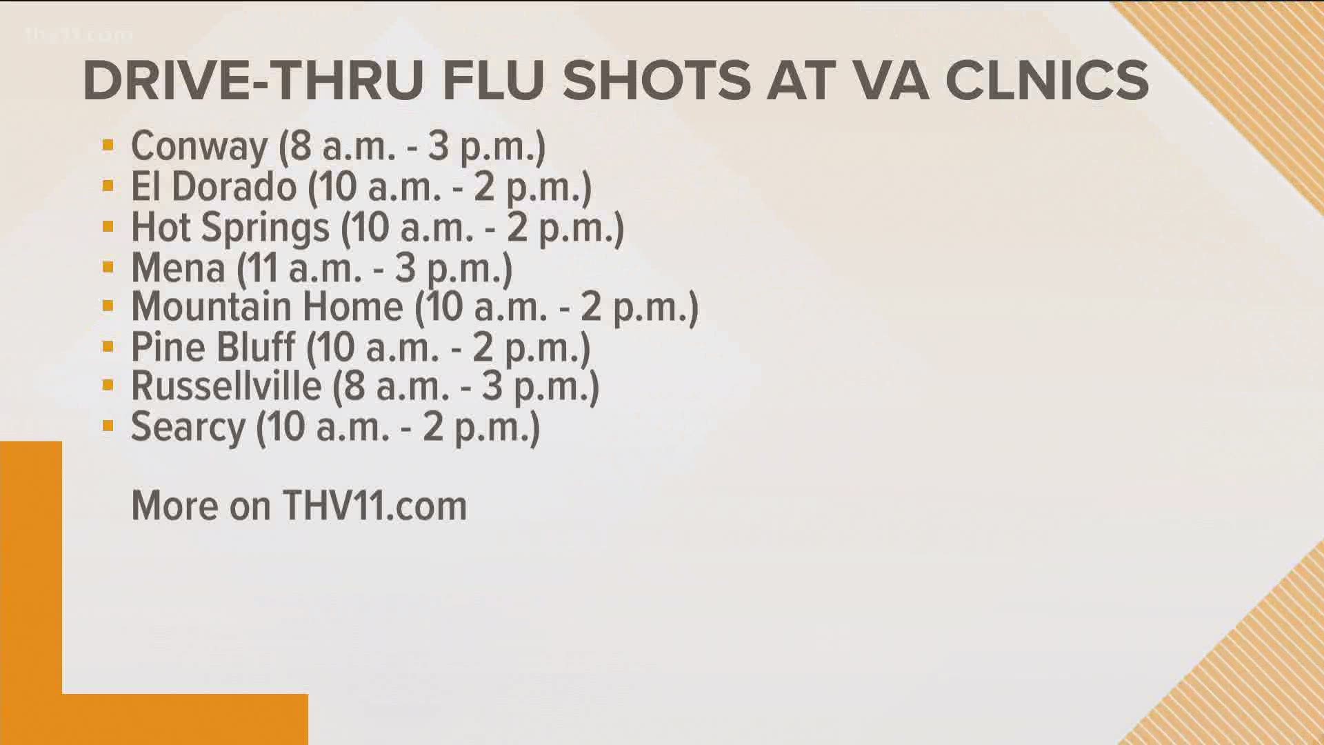 With flu season approaching local VA clinics are making sure our veterans are protected.