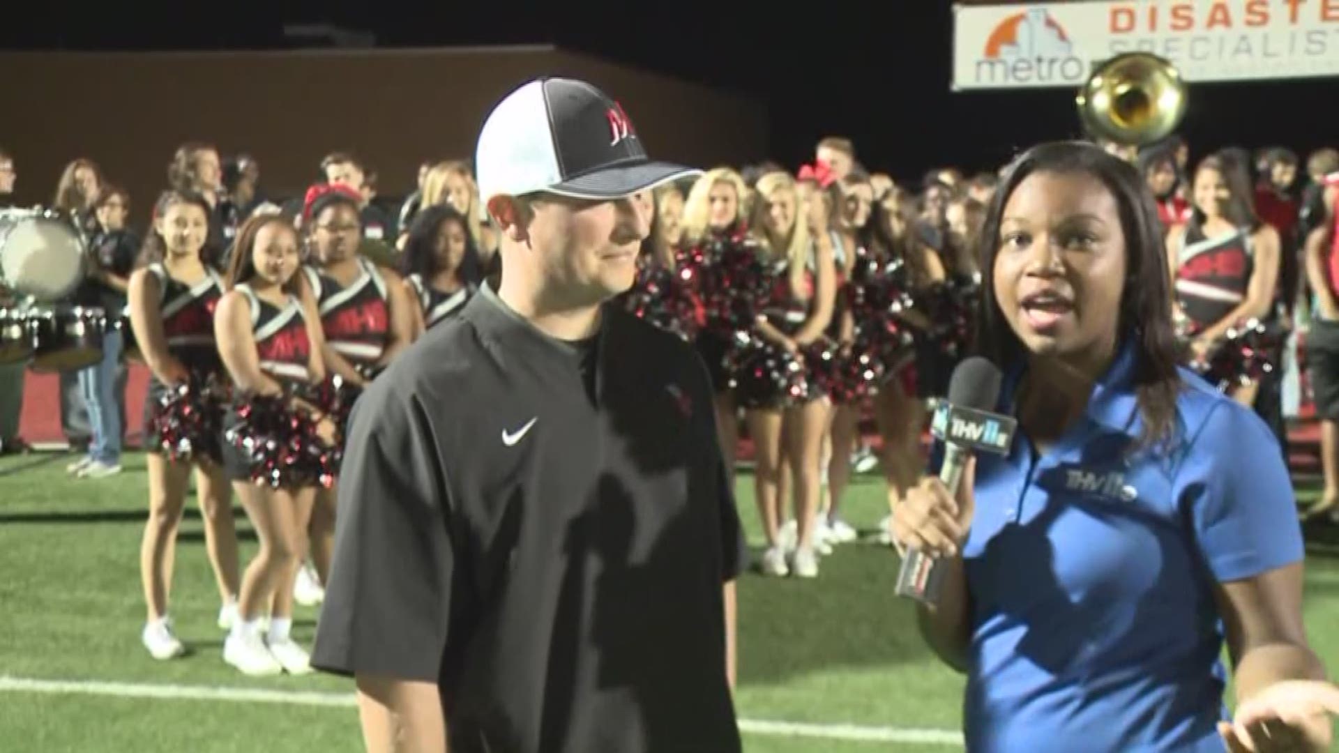 THV11's Raven Richard takes Friday's 'Home Field Advantage' to Maumelle High School. Coach Horton chats with us.