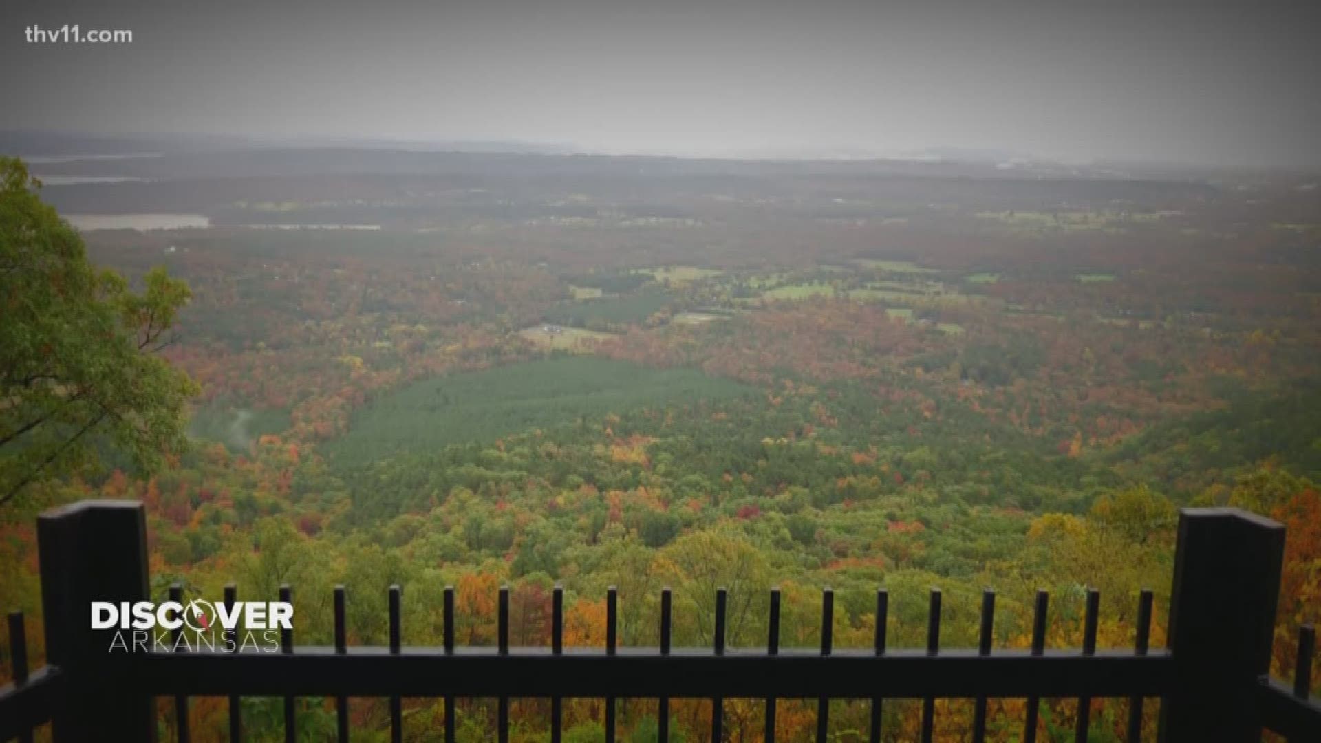 THV11 This Morning meteorologist Mariel Ruiz and Adam Bledsoe took us on a Discover Arkansas trip to Mount Nebo to take in the beautiful fall scenery.
