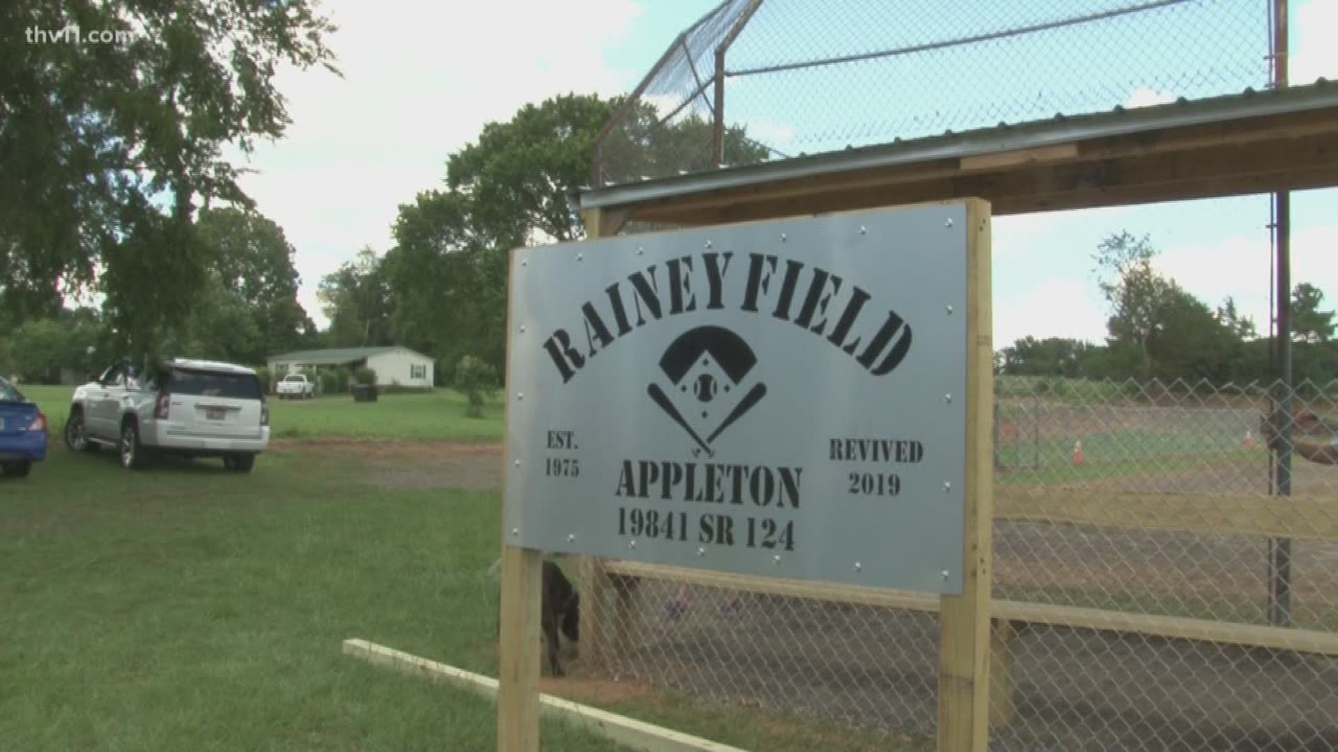 What some might have looked at as impossible, one made made possible. A baseball field in Appleton has been completely rebuilt for the community.