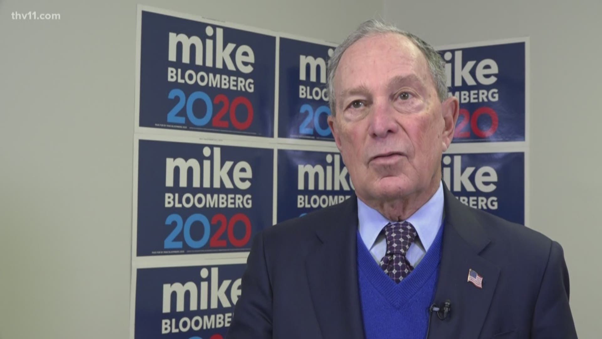 For Democratic Presidential Candidate Mike Bloomberg, the message in Arkansas is important. Enough to draw him to Little Rock's Martin Luther King Day.