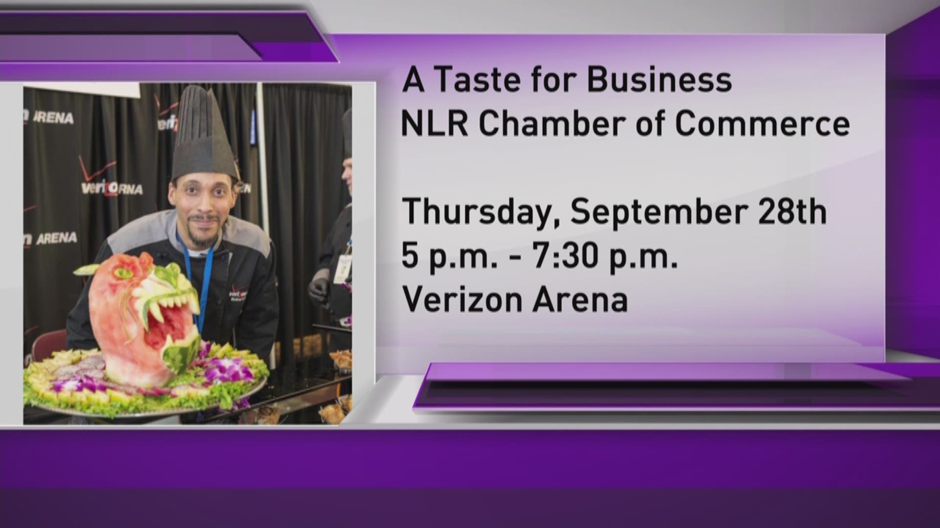 The North Little Rock Chamber is hosting "A Taste for Business" Thursday evening, It's your chance to network with local businesses and try some delicious food!