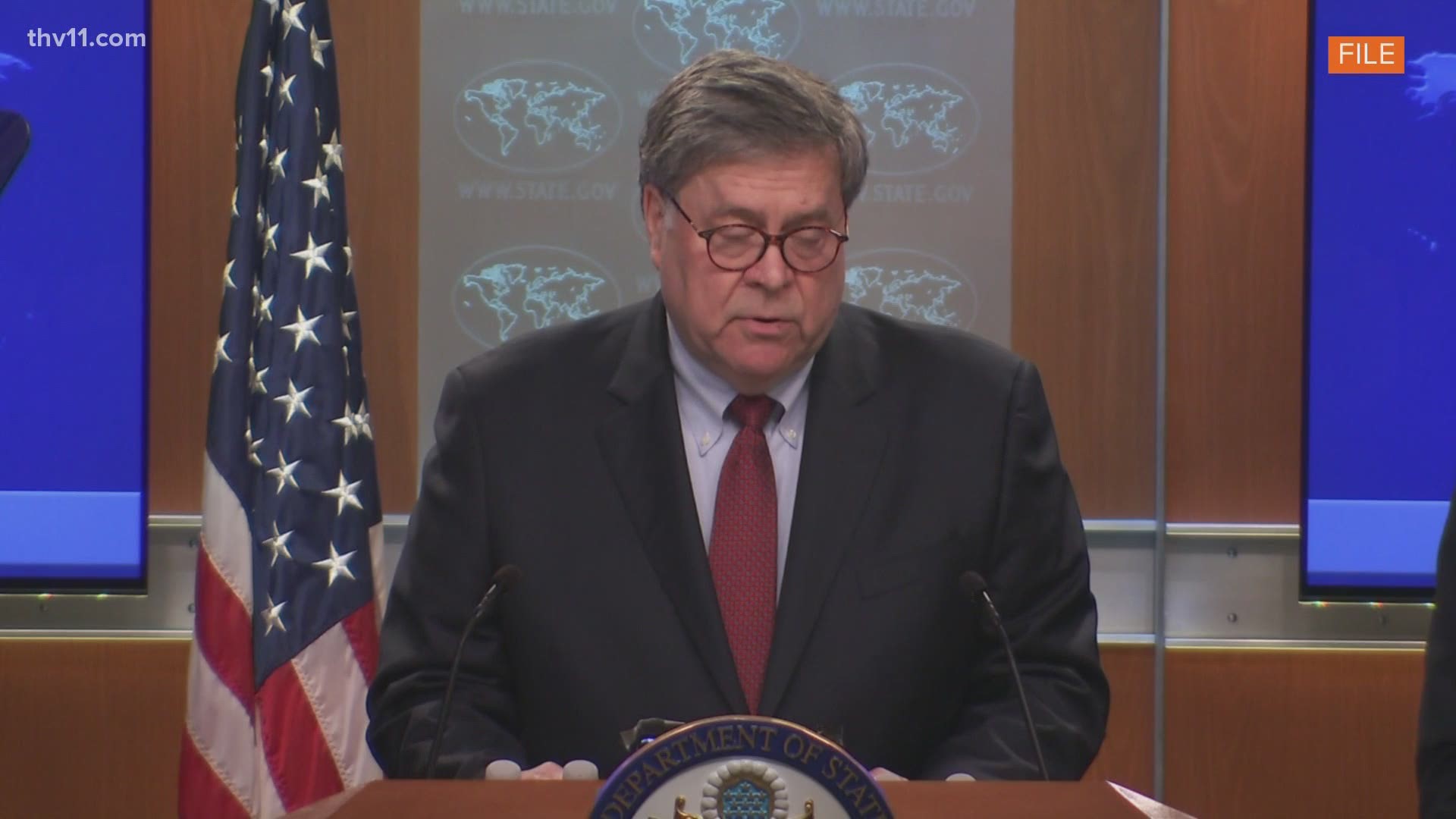 U.S. Attorney General William Barr will be in Central Arkansas today.