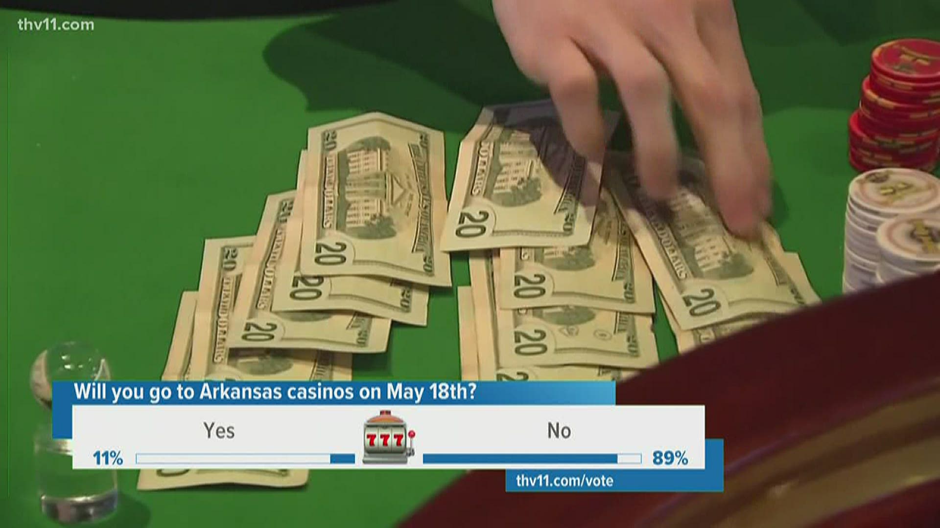 In another push to open the state's economy, casinos are given the green light to possibly open on May 18.